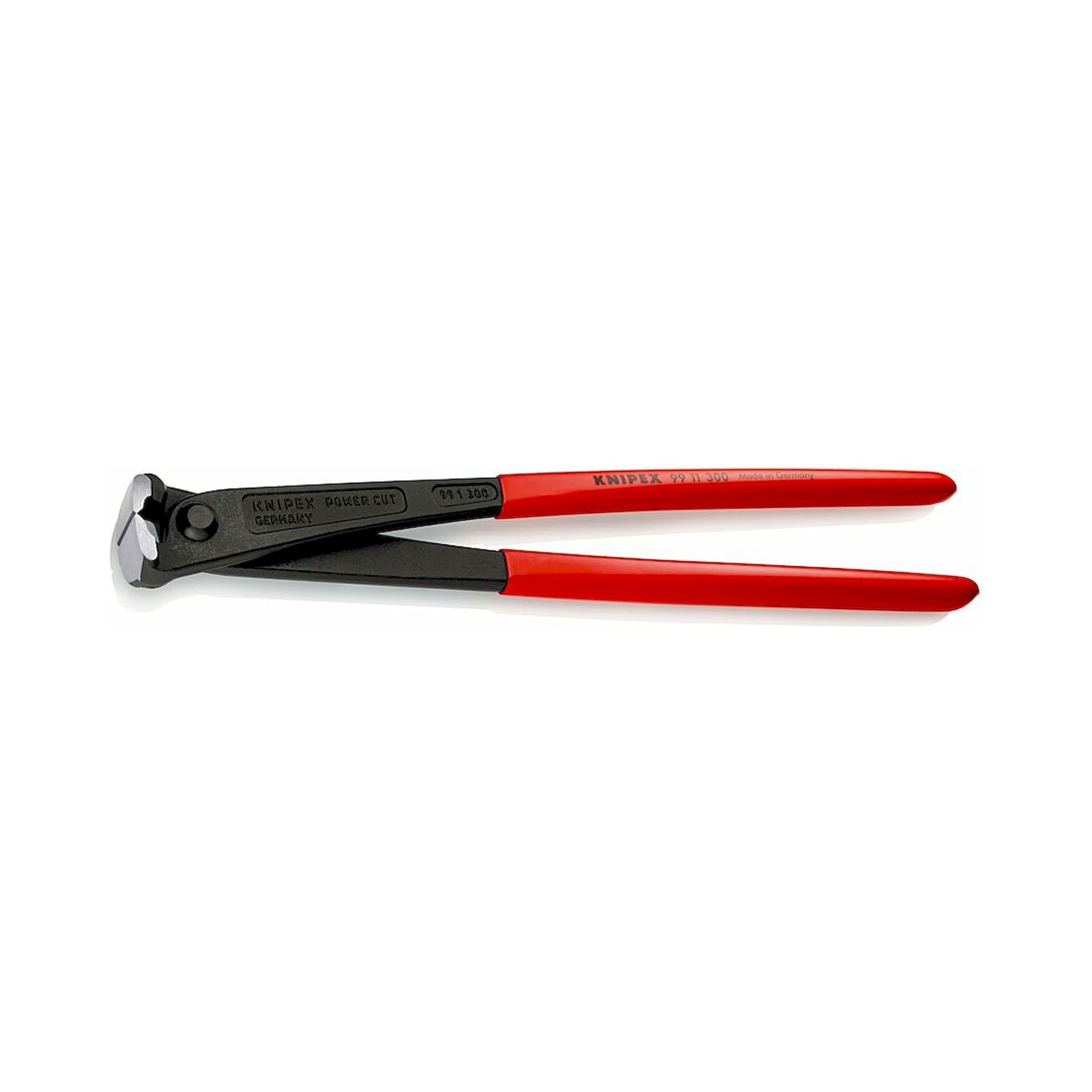 Knipex 99 11 300 SB. Kraft-Monierzange hochübersetzt mit Kunststoff überzogen, schwarz atramentiert, 300 mm (SB-Karte/Blister)