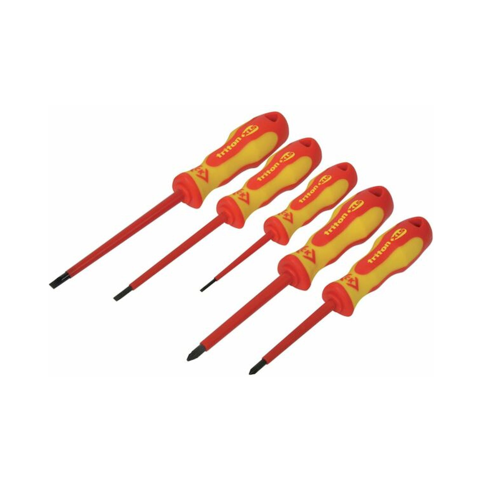 C.K T4729. Screwdriver set 1000V Triton XLS slotted /PZ, 5 pieces