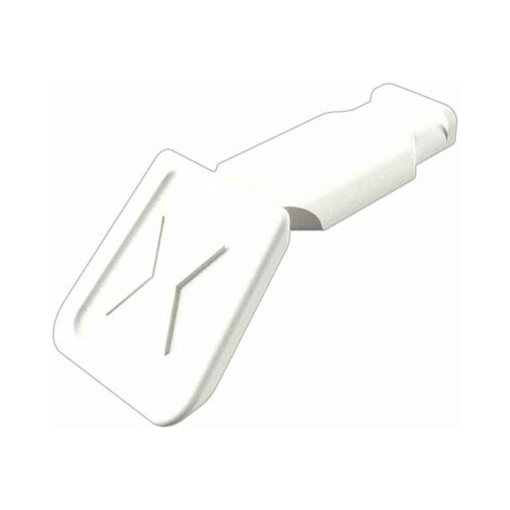 Knipex 00 61 10 CW. ColorCode Clips, Weiß, 10 Stück