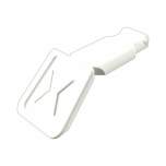 Knipex 00 61 10 CW. ColorCode Clips, Weiß, 10 Stück