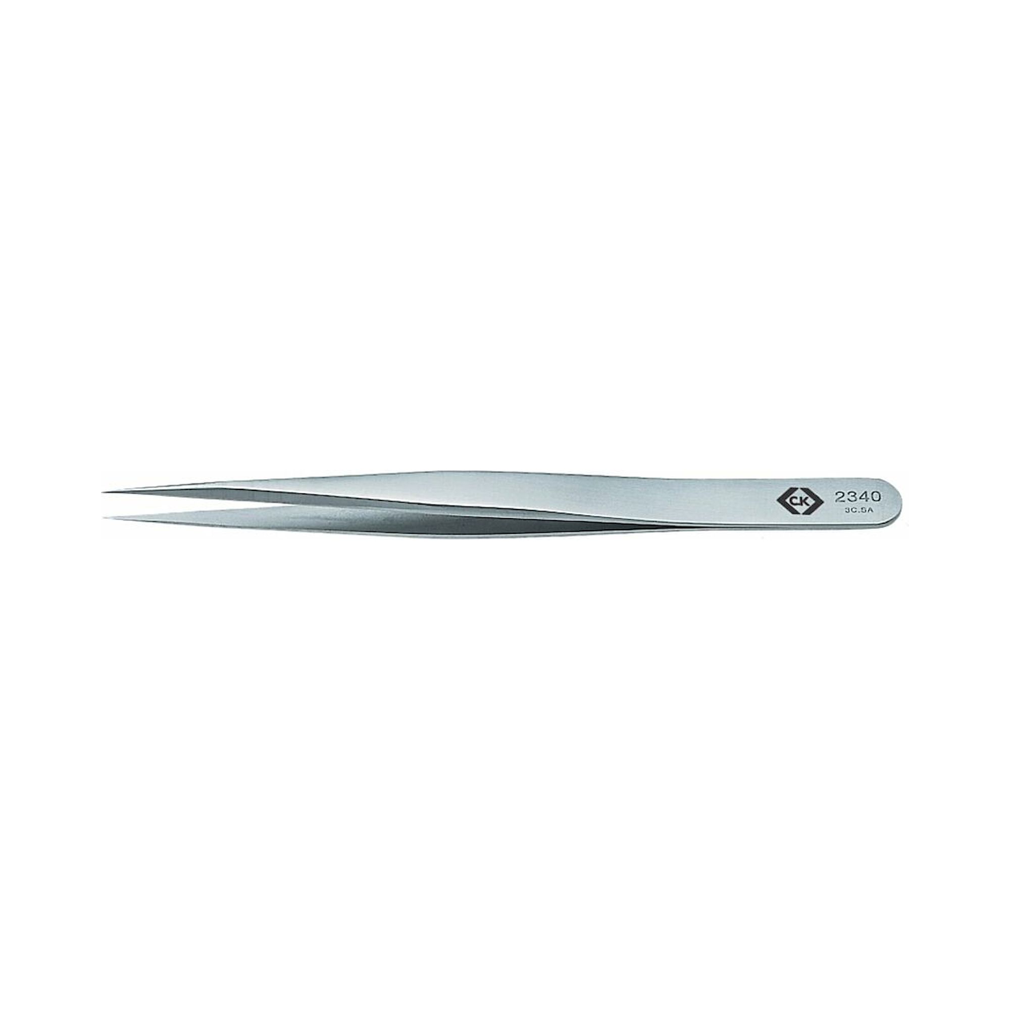C.K T2340. Precision tweezers, straight, type 3C.SA, 110 mm