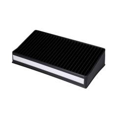 Licefa 2426666. ESD SMD Spulenständer bis Ø 250 mm, 25 variable Zwischenstege, schwarz, 450 x 240 mm