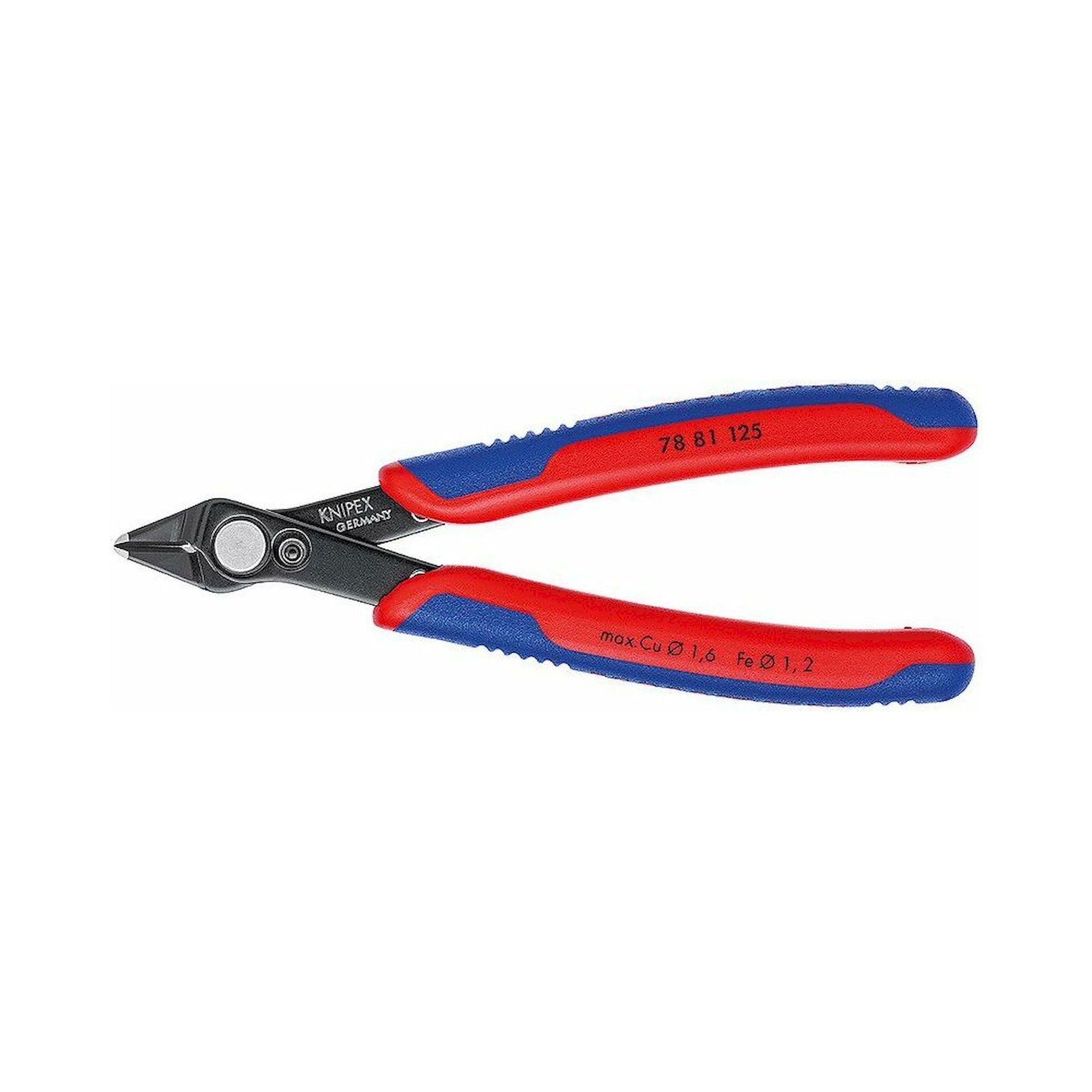 Knipex 78 81 125. Electronic-Super-Knips, side cutter, fine, 125 mm