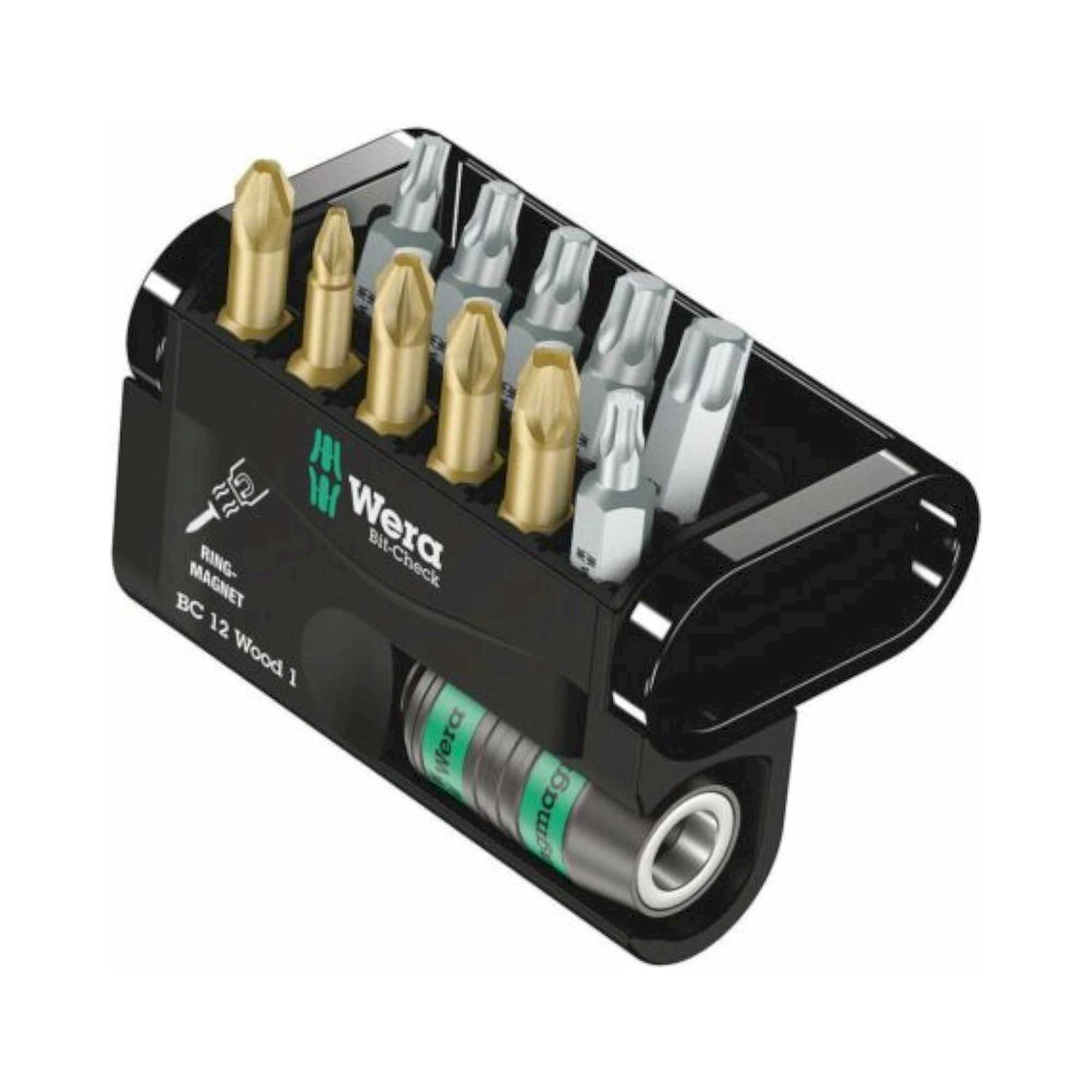 Wera 05057423001. Bit-Check 12 Wood 1, 12-teilig