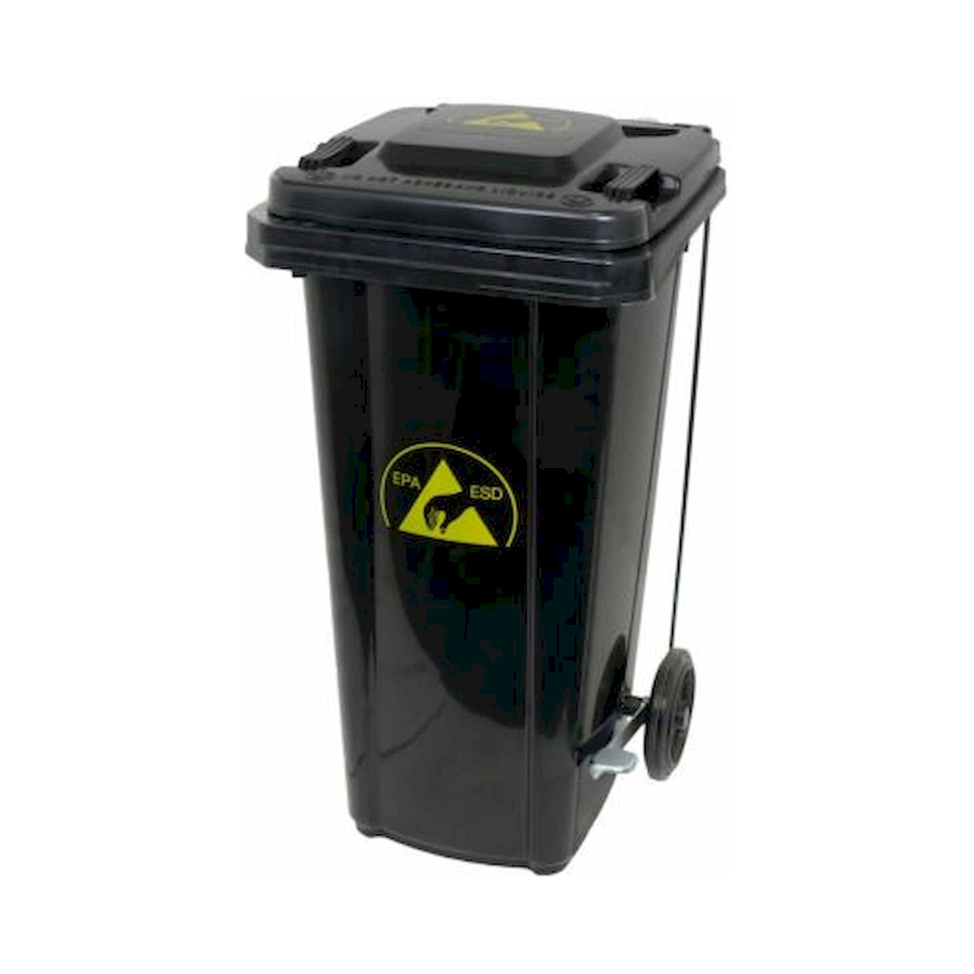 Safeguard WL85621. ESD Mülltonne, 120 Liter, schwarz