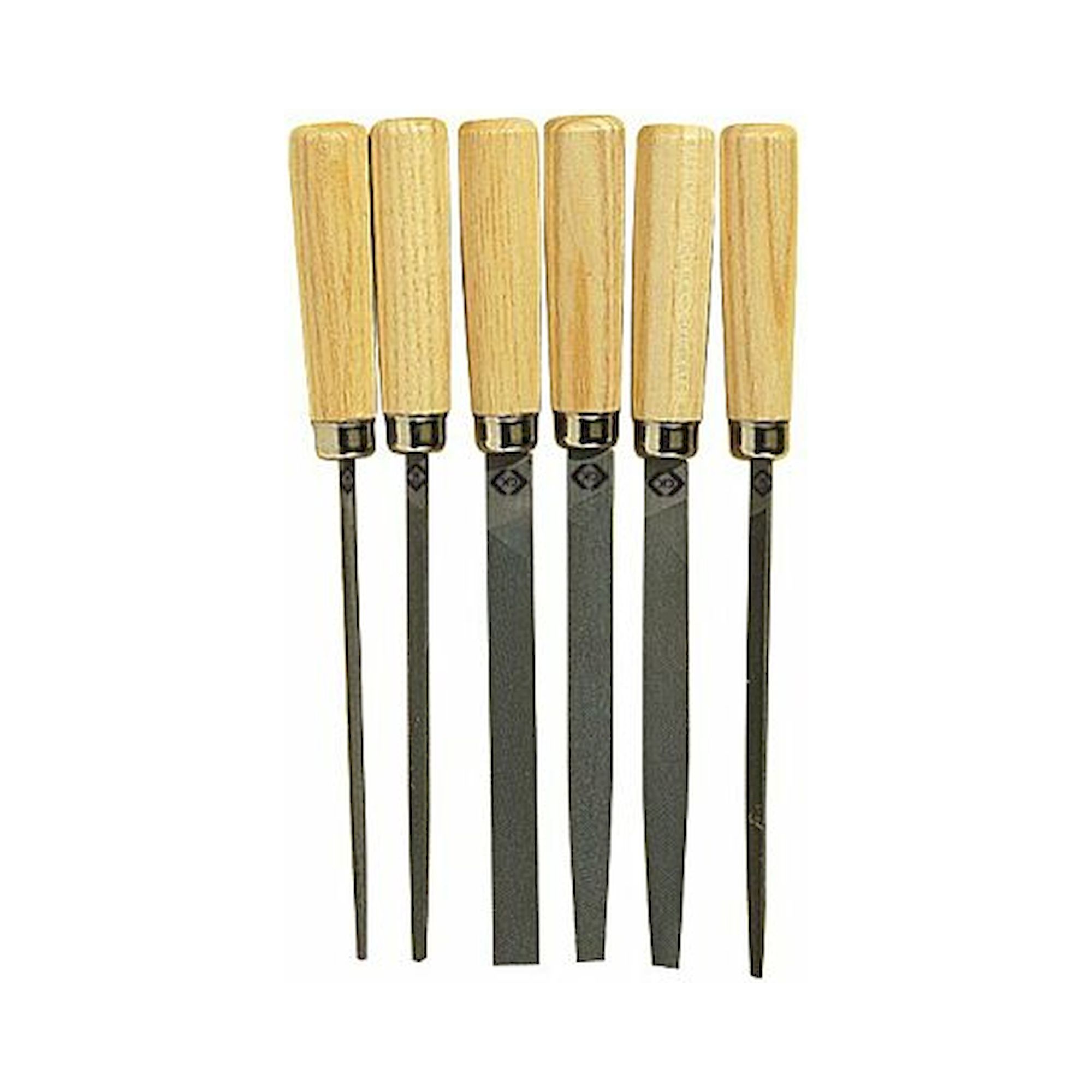 C.K T0120P. Set of wrench files, 100 mm, 6 pieces