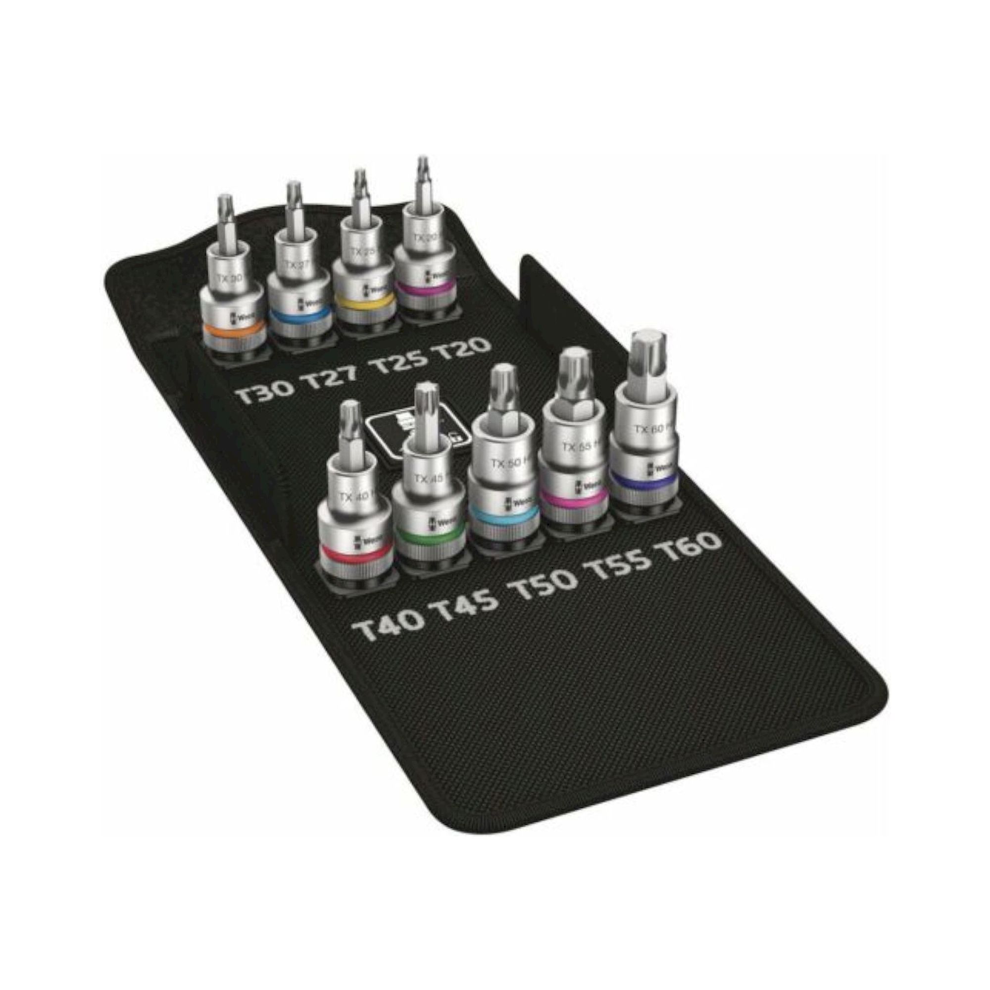 Wera 05004202001. Bitnuss-Satz TORX®, mit Haltefunktion, 9-teilig