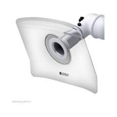 Alsident 1-503324-4. Flat hood DN 50 / 330x240 mm / red