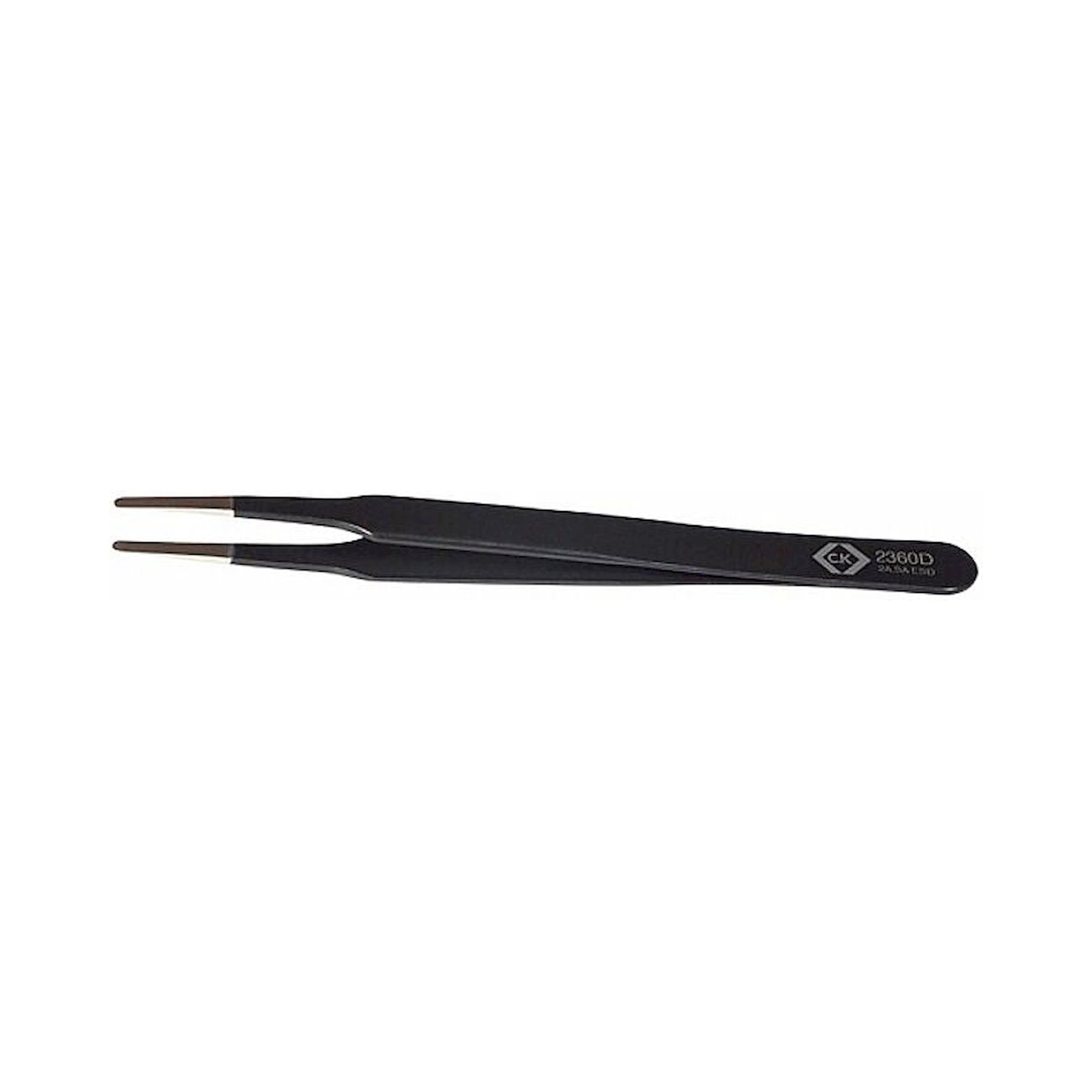 C.K T2360D. ESD placement tweezers 2A.SA ESD, 123 mm