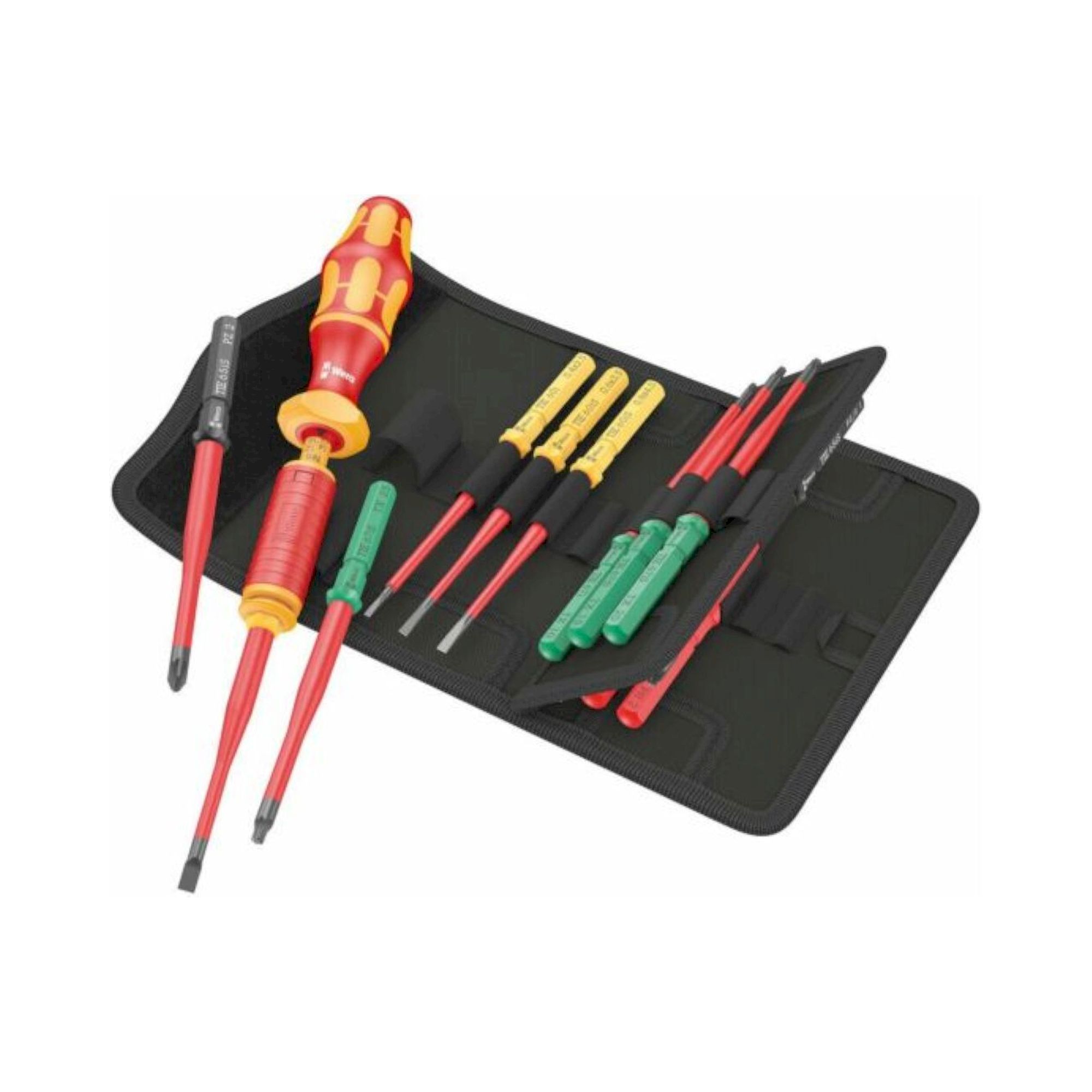 Wera 05006605001. Kraftform Kompakt VDE 15 Torque 1,2-3,0 Nm extra slim 1 Tool Finder, 15-teilig