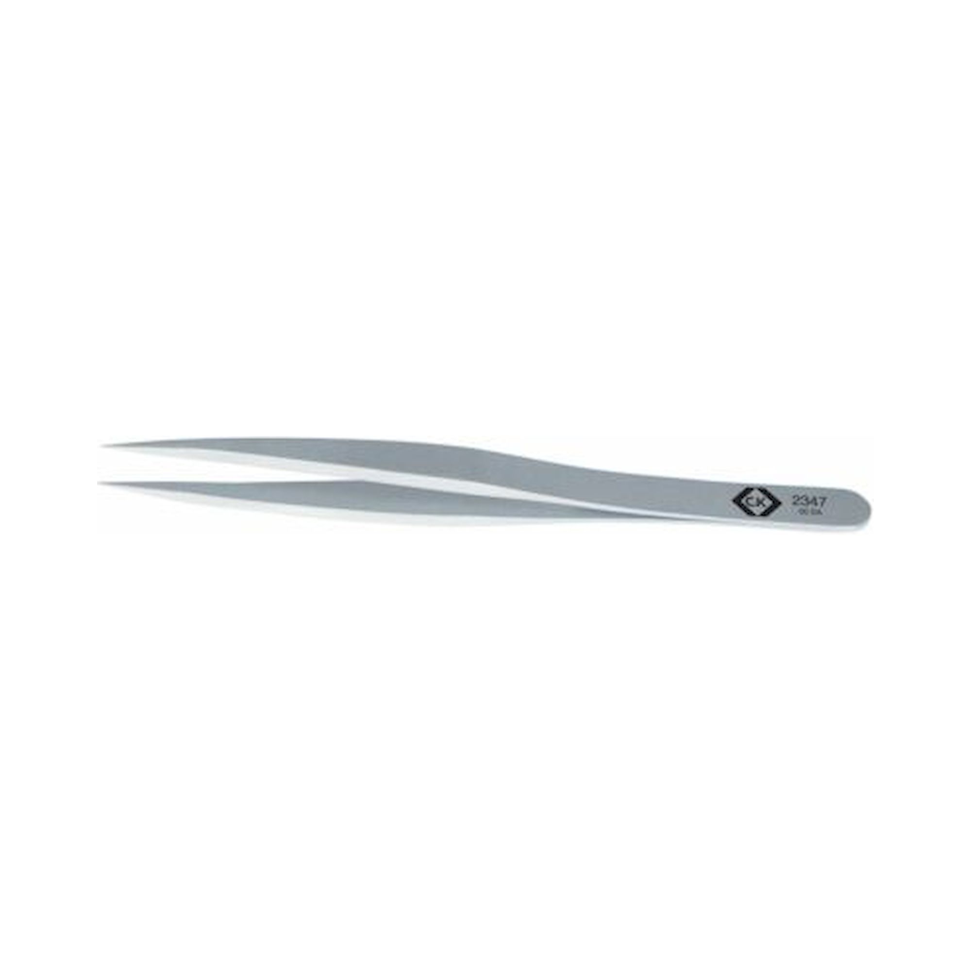 C.K T2347. Precision tweezers, straight, type 00.SA, 123 mm