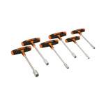 Bahco 903T-3. Socket wrench set with T-handle for hexagon head screws 5, 13 mm, 6 pieces