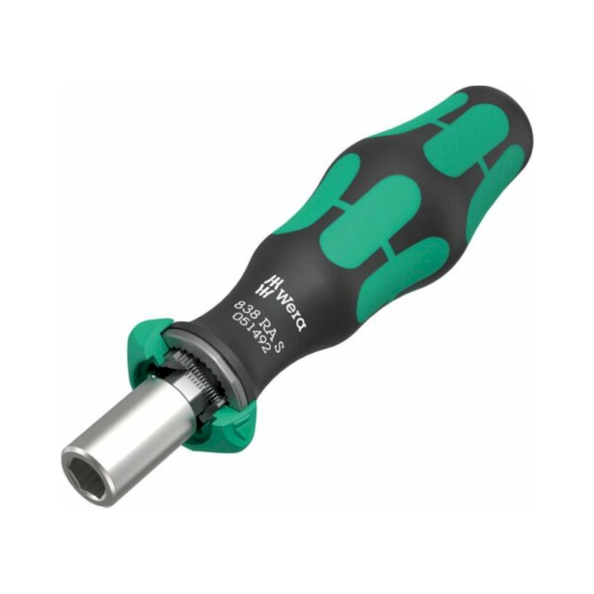 Wera 05051492001. Bits-Handhalter mit Ratschenfunktion, 1/4", 1/4" x 102 mm