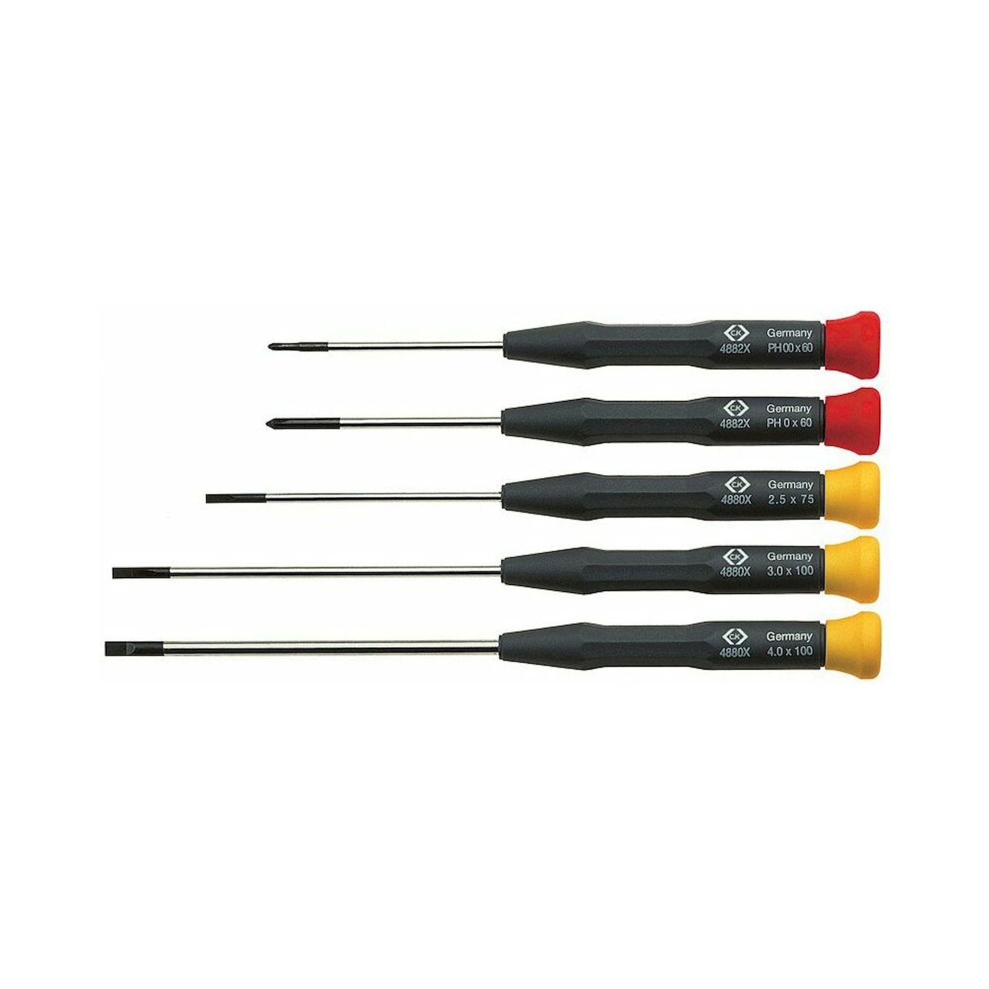 C.K T4880X/5. Xonic screwdriver set, 5 pieces