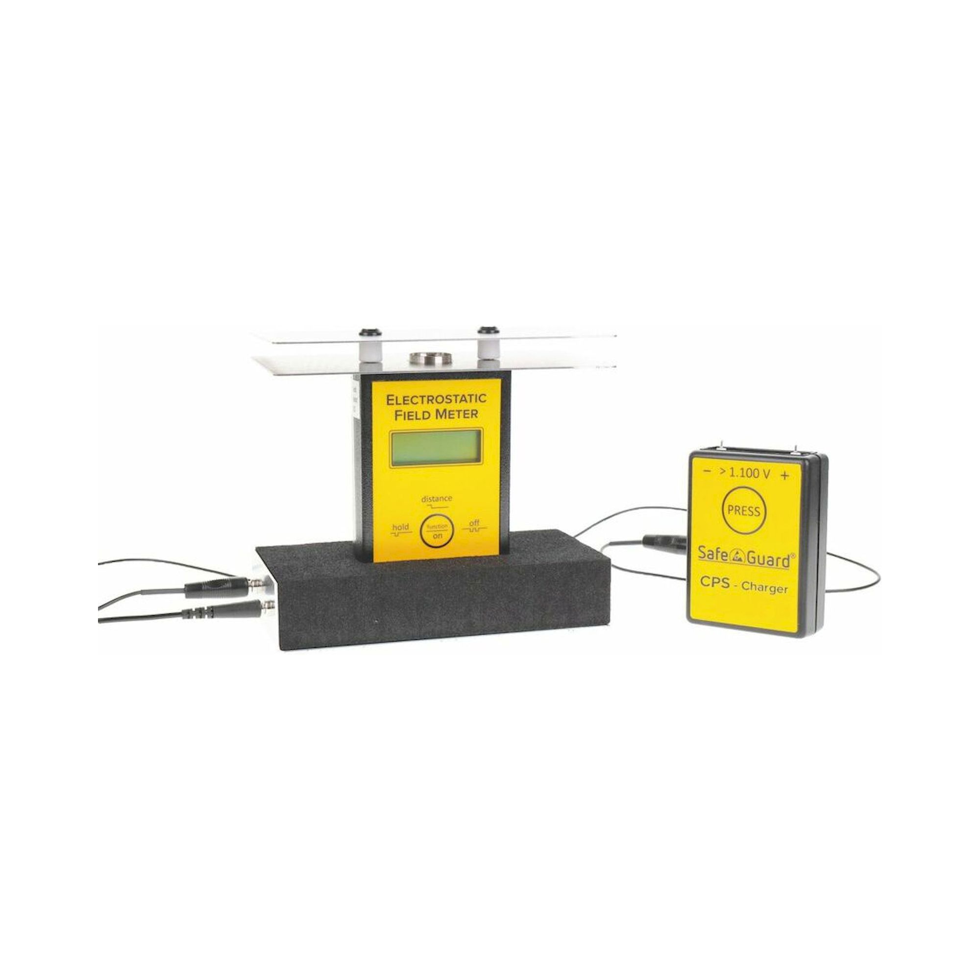 Safeguard SFM PRO CPS. Safeguard Elektrofeldmeter, digital, inkl. Charge-Plate-Set (CPS)
