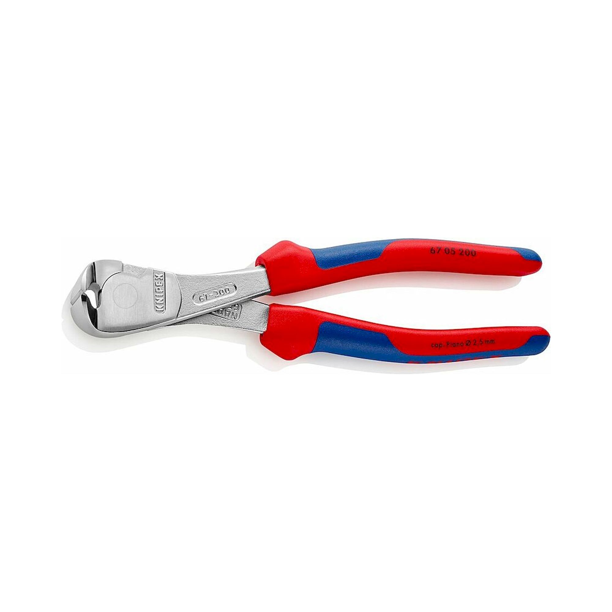 Knipex 67 05 160. Kraft-Vornschneider, verchromt, 160 mm