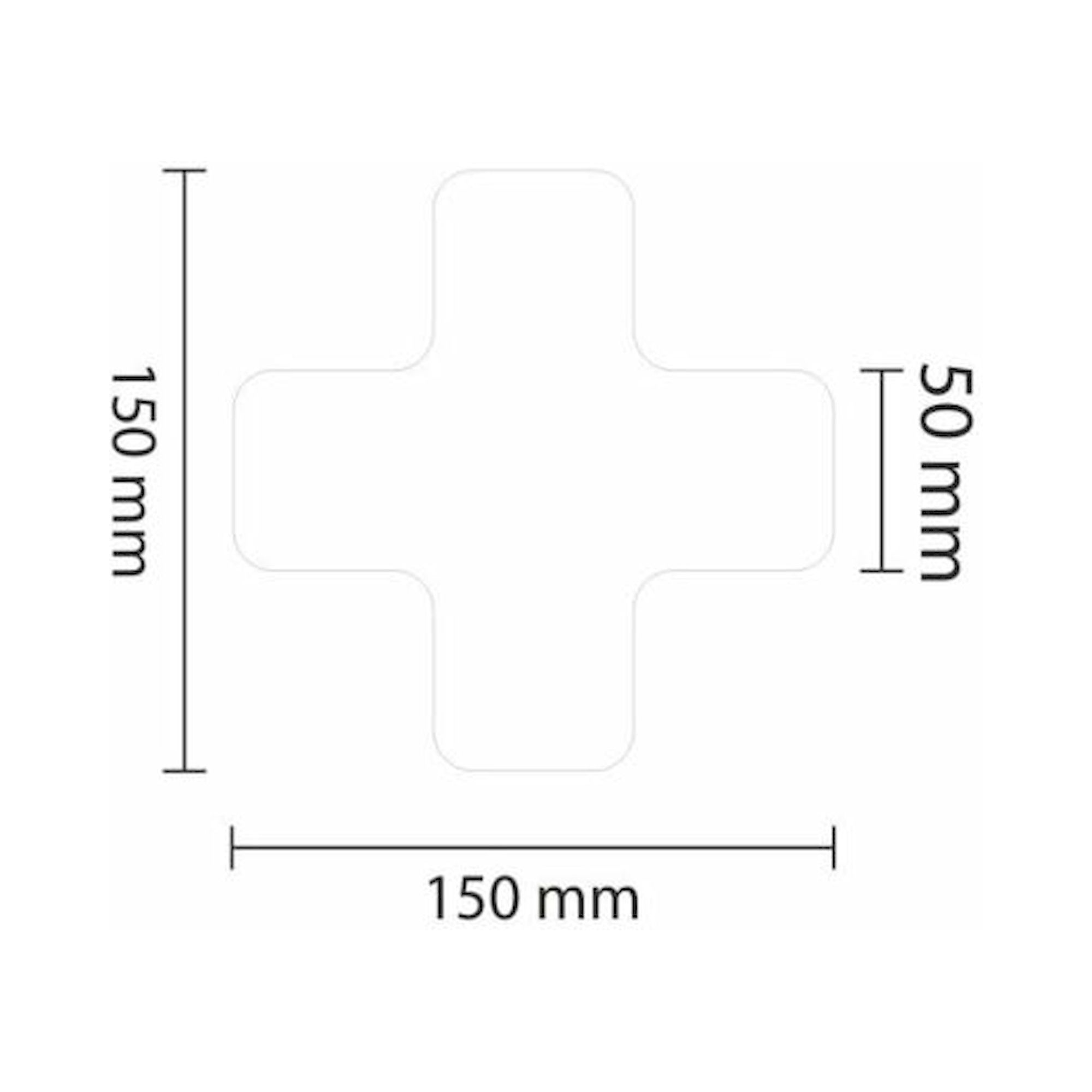 1A Tapes 5110.08.062. WT-5110 Lagerplatzkennz. weiß X-Stück 50mm (L:150mm), VPE 25 Stück