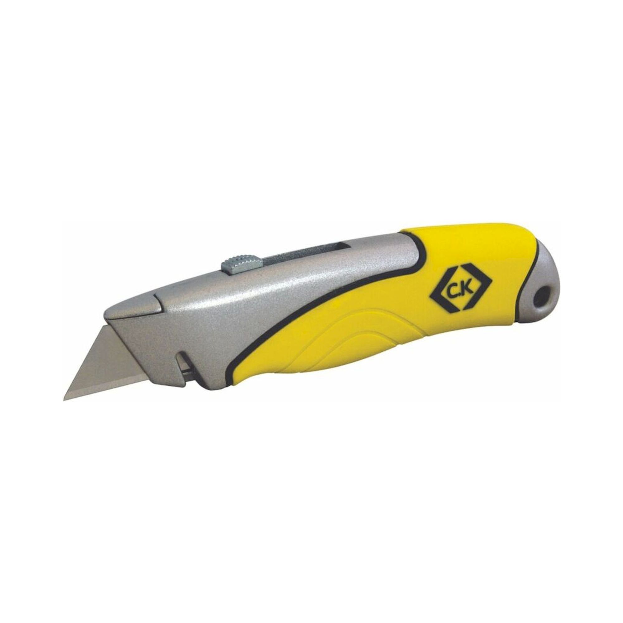 C.K T0957-1. Cutter Messer mit 2 Komponentengriff, einziebar