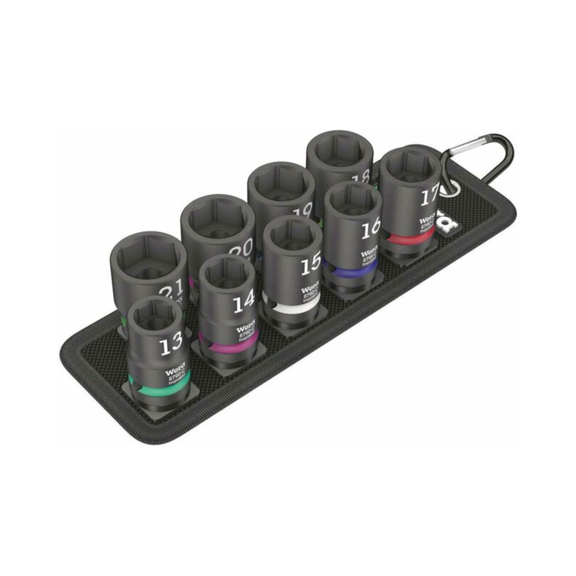Wera 05004580001. Steckschlüsseleinsatz-Satz, 1/2"-Antrieb, 10-teilig