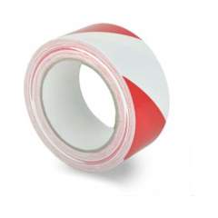 1A Tapes 5160.18.075-LF. WT-5160 Warnmarkierungsband rot/weiß 75mm x 33m