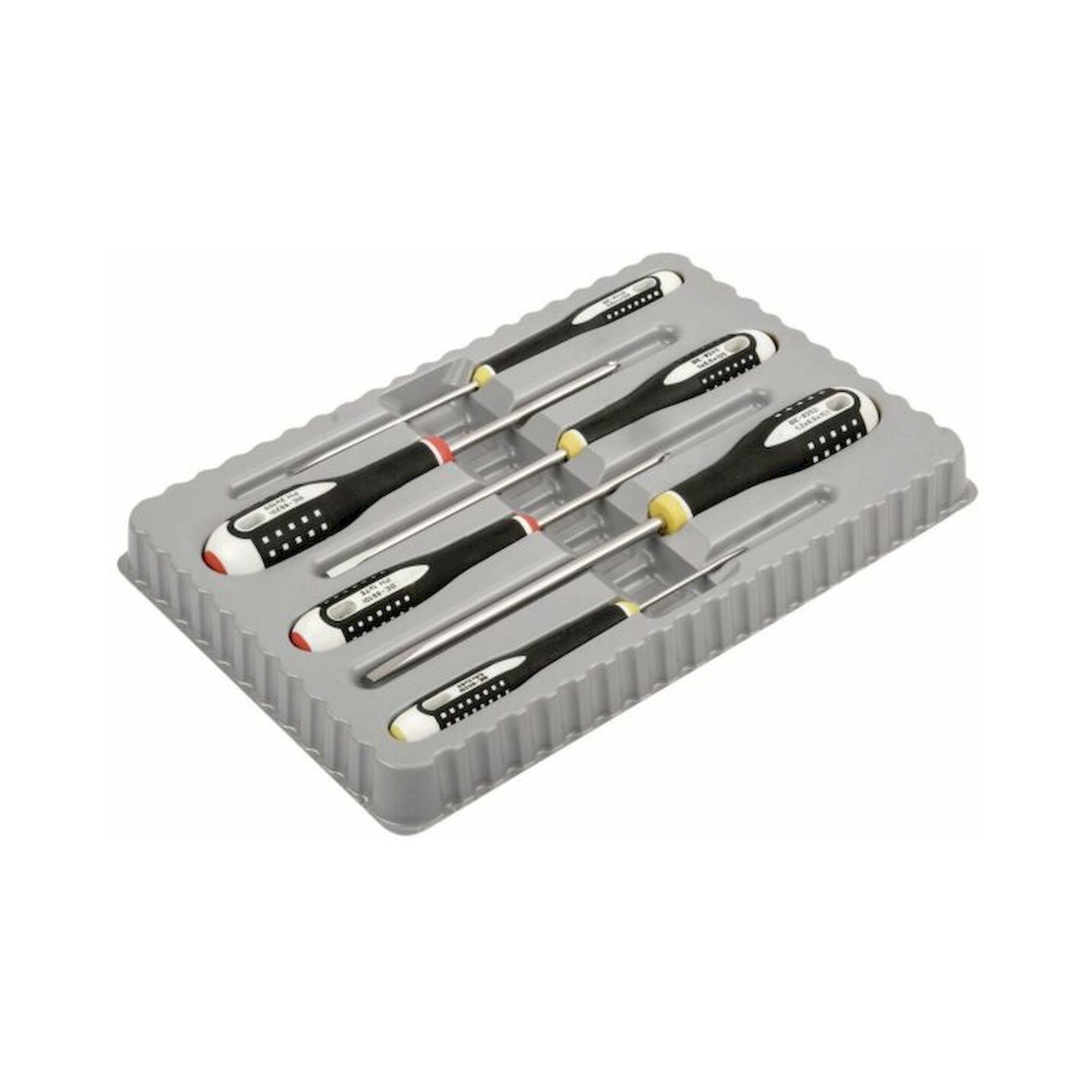 Bahco BE-9881I. ERGO™ Edelstahl Schraubendreher-Satz für Schlitz- und Phillips-Schrauben, 6-teilig