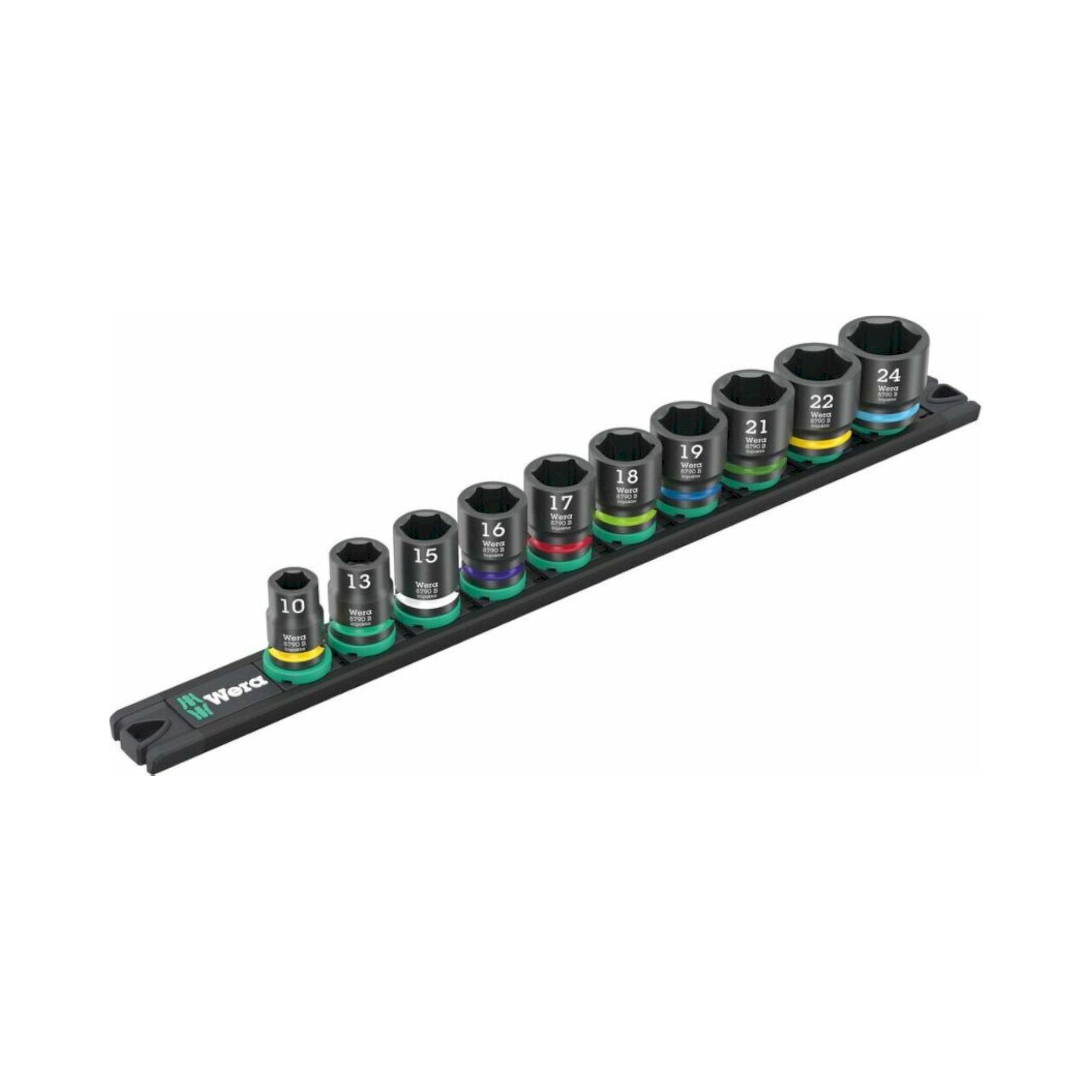 Wera 05005451001. Nuss-Magnetleiste B Impaktor 1, 10-teilig