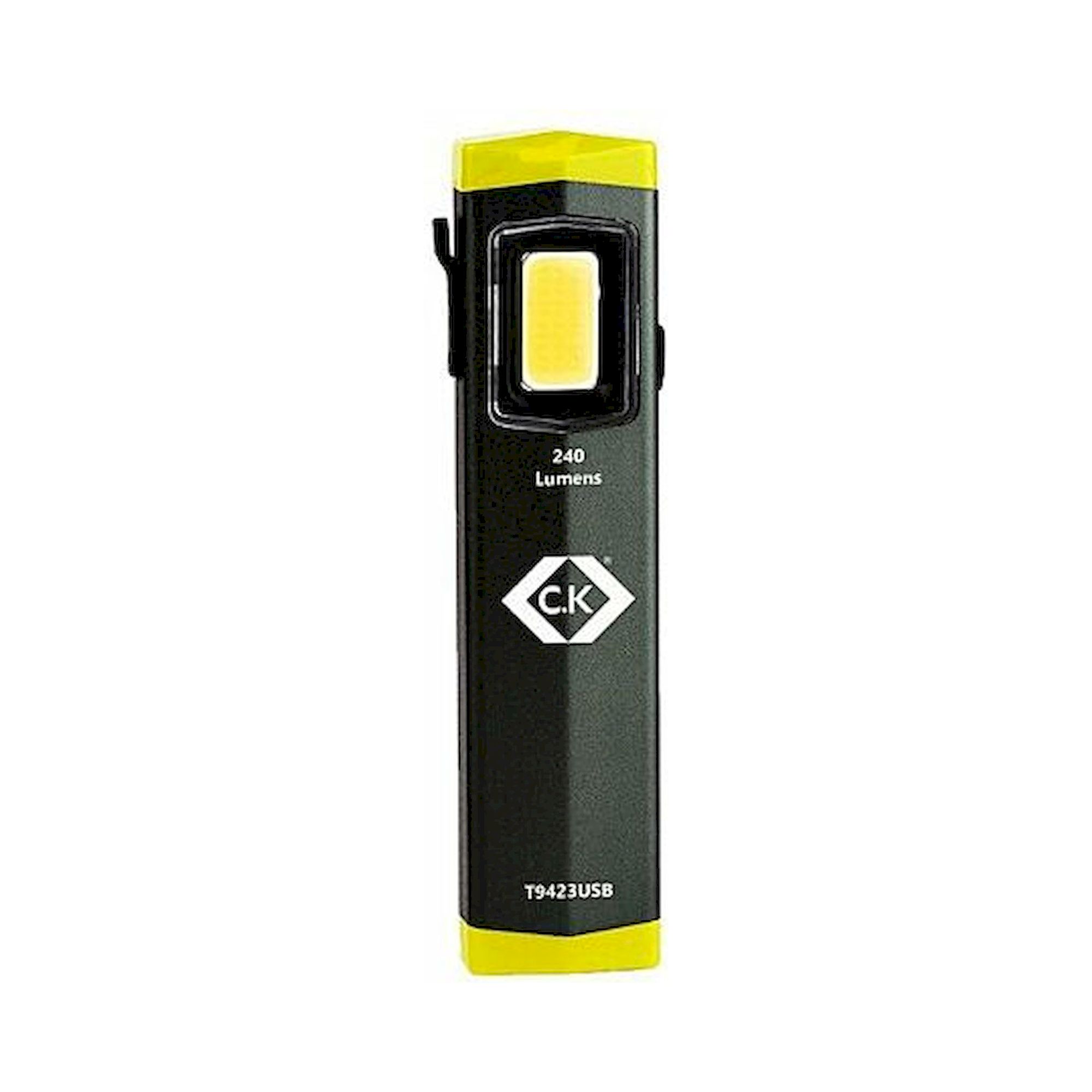 C.K T9423USB. COB Mini-Inspektionsleuchte, 240 Lumen, wiederaufladbar
