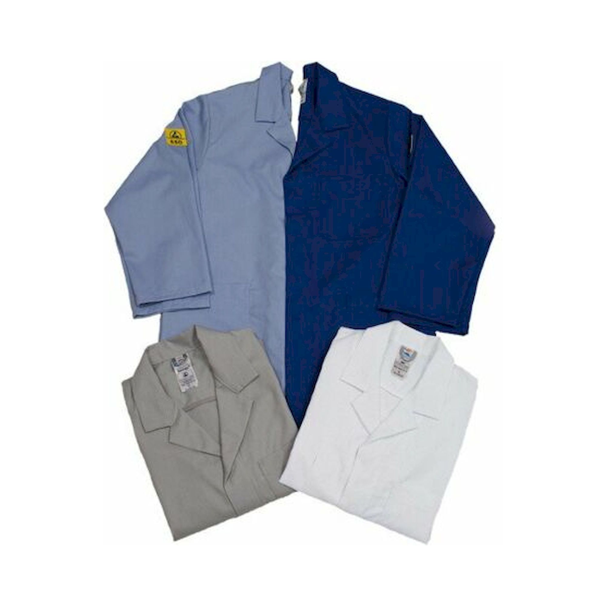 HB Schutzbekleidung 08013 86004 002 45. ESD-Poloshirt POWERTEX, unisex, kurzarm, marineblau, Größe L