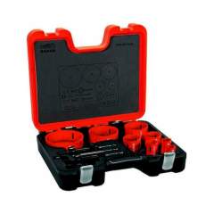 Bahco 3834-SET-84-ES. Lochsägen-Satz für Metall und Holz, Ø 25 - 114 mm, 12-teilig