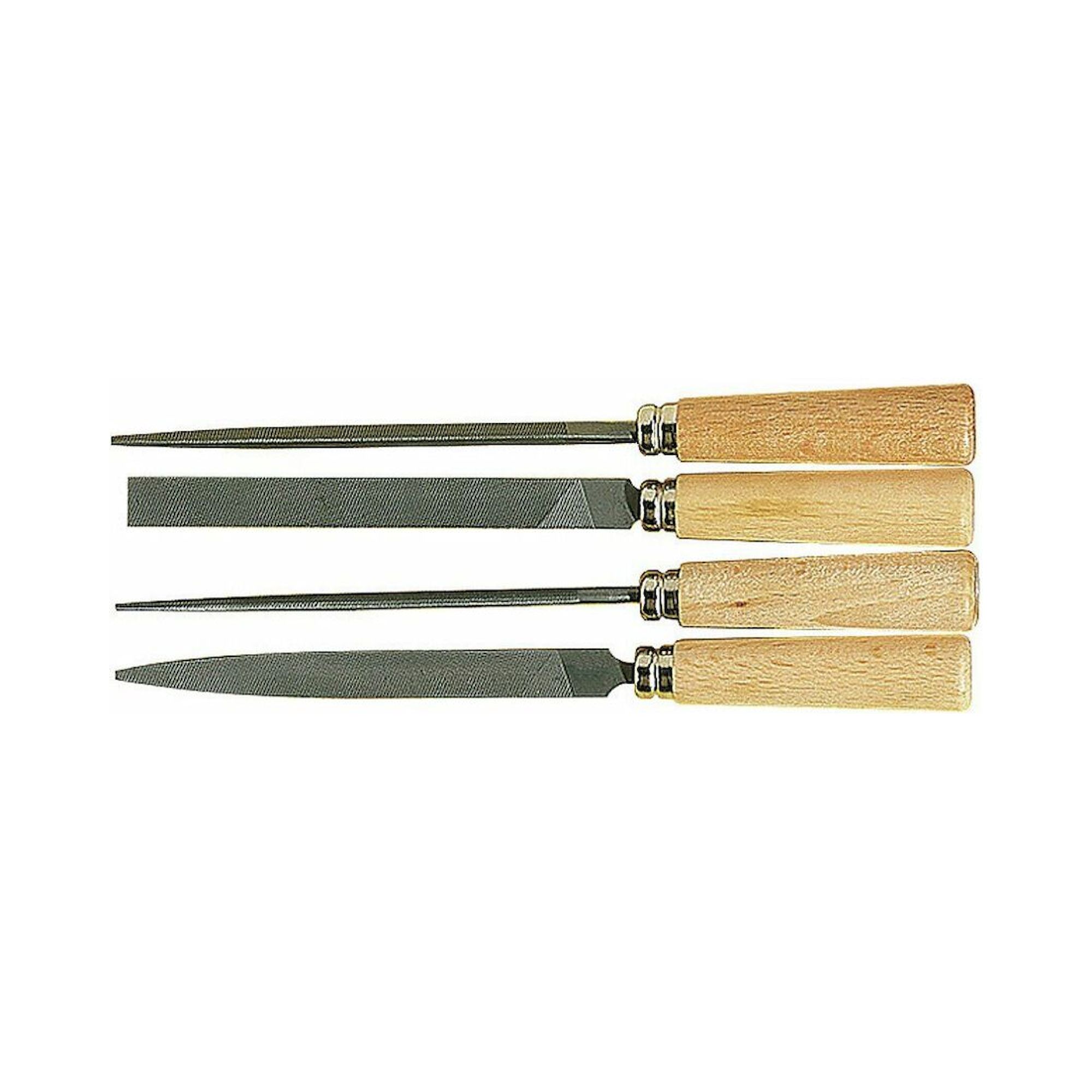 C.K T0119. set of files, 100 mm, 4-piece
