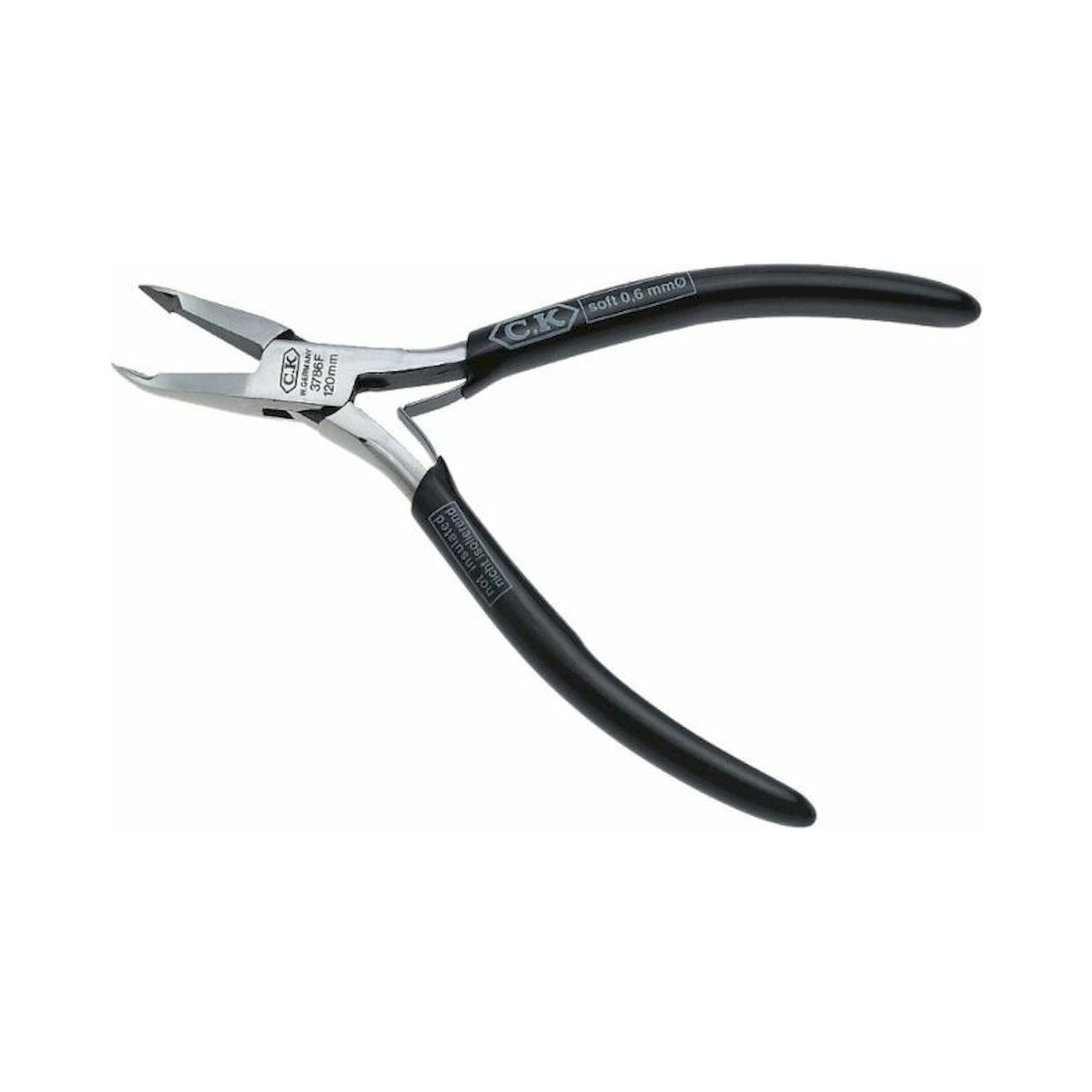 C.K T3786F 4. Precision oblique cutter, with small bevel, 120 mm