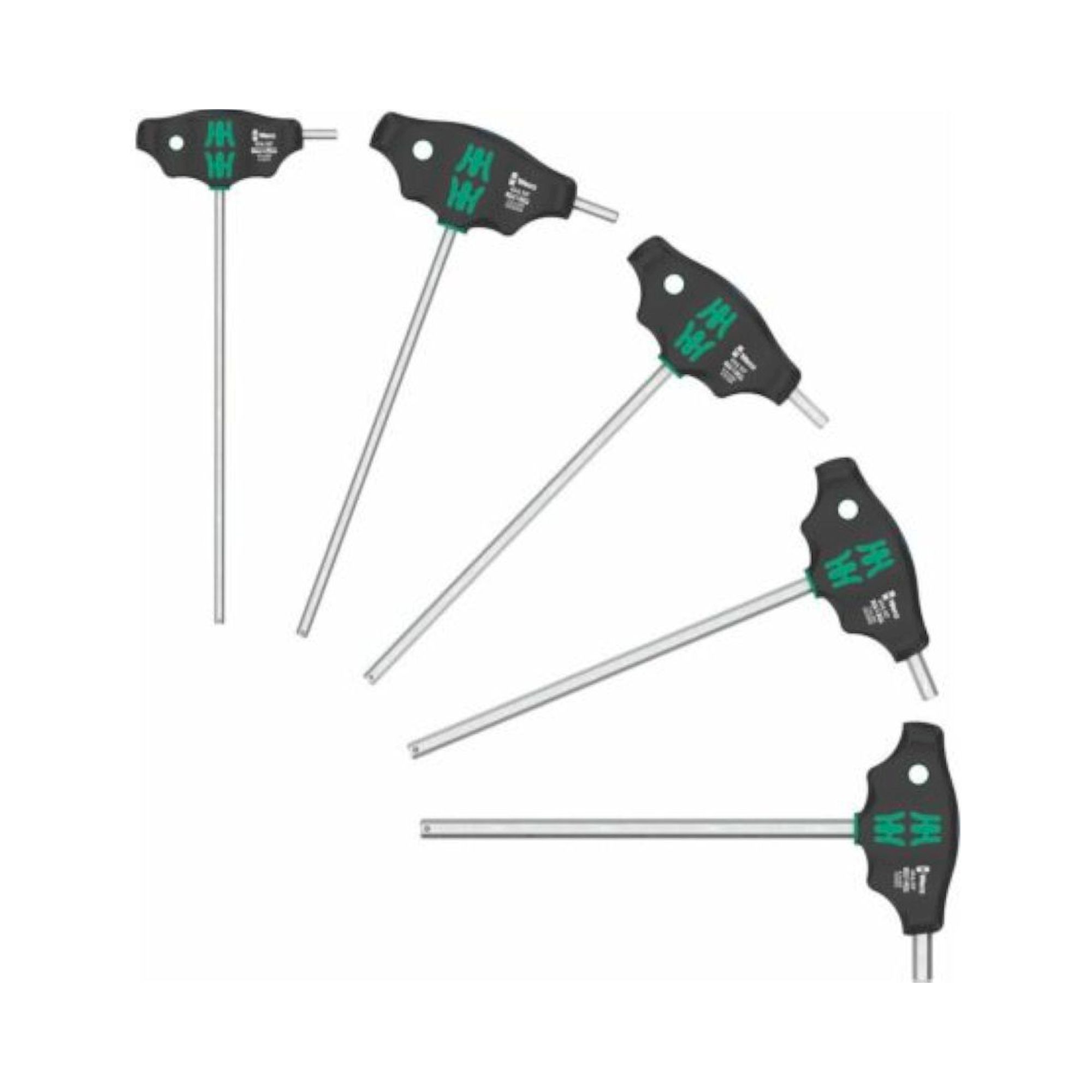 Wera 05136070001. Schraubendrehersatz Quergriff-Schraubendreher Hex-Plus mit Haltefunktion, 5-teilig