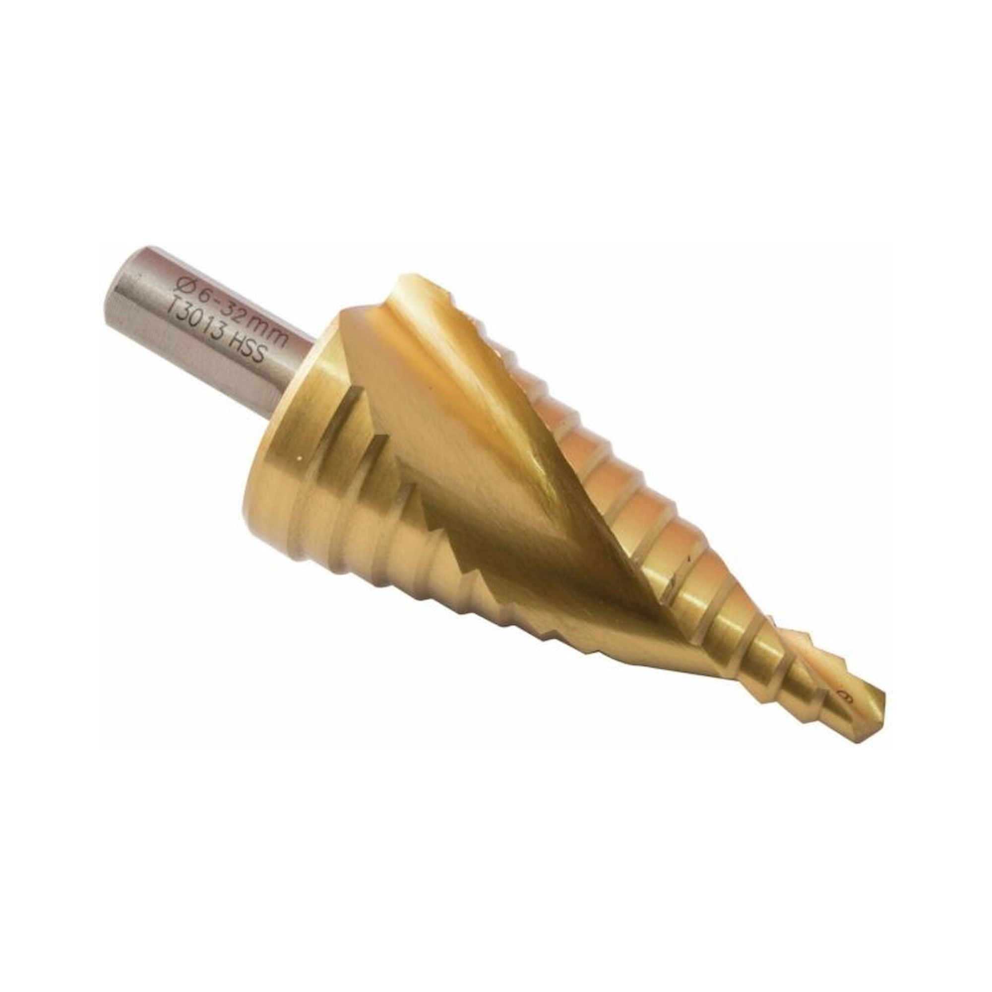 C.K T3013. HSS step drill with TiN coating 6 - 32 mm