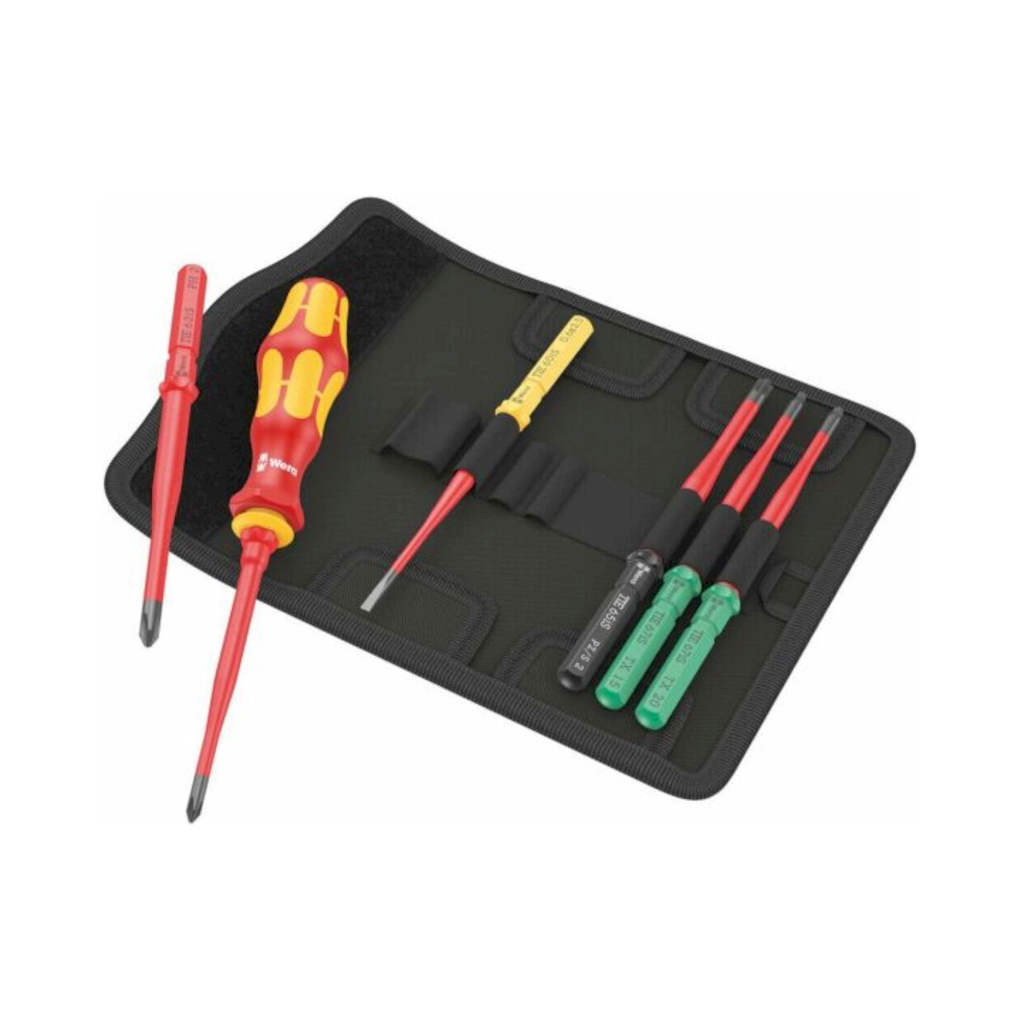 Wera 05006603001. Kraftform Kompakt VDE 7 extra slim 1 Tool Finder, 7-teilig