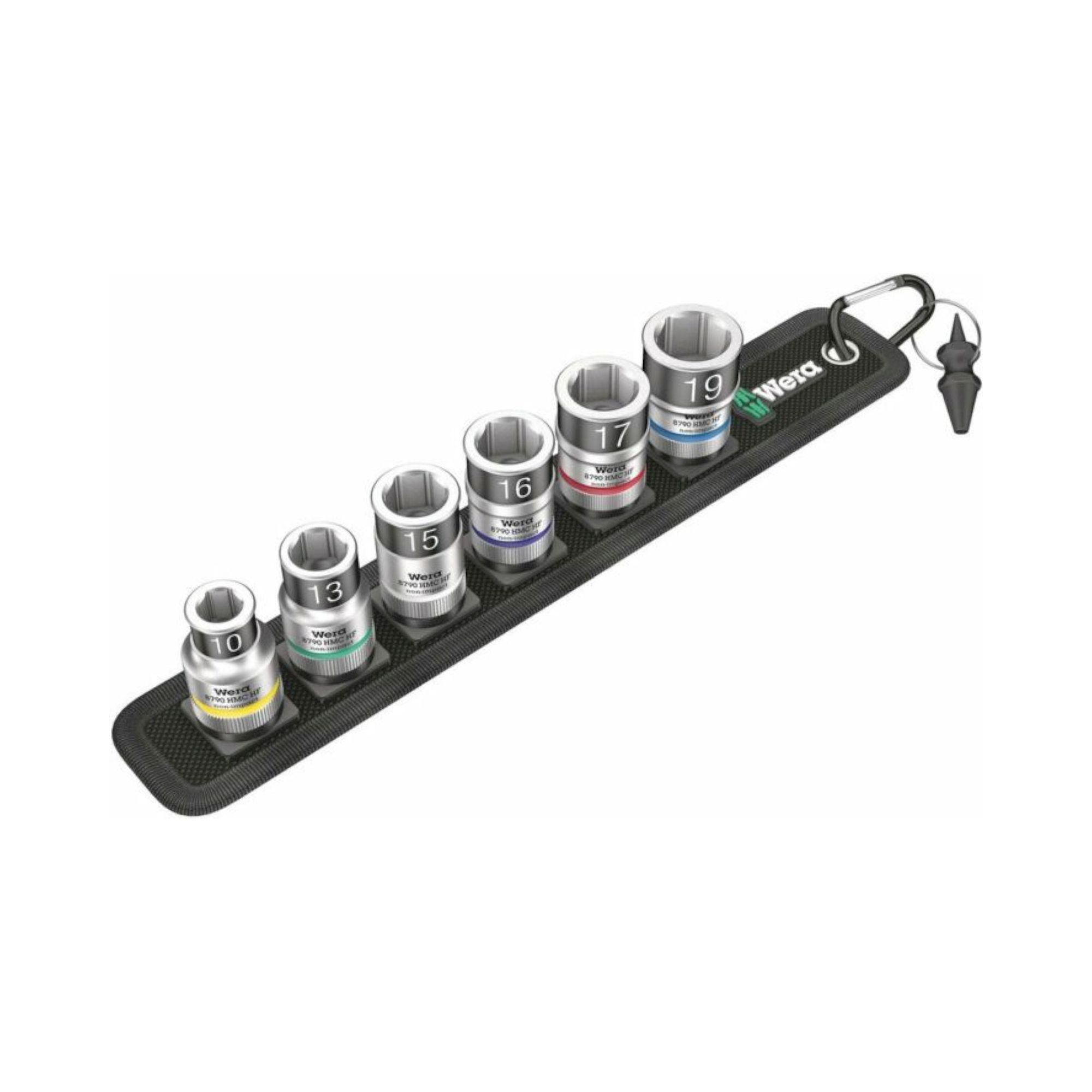 Wera 05003995001. Steckschlüsseleinsatz-Satz, mit Haltefunktion, 1/2"-Antrieb, 7-teilig