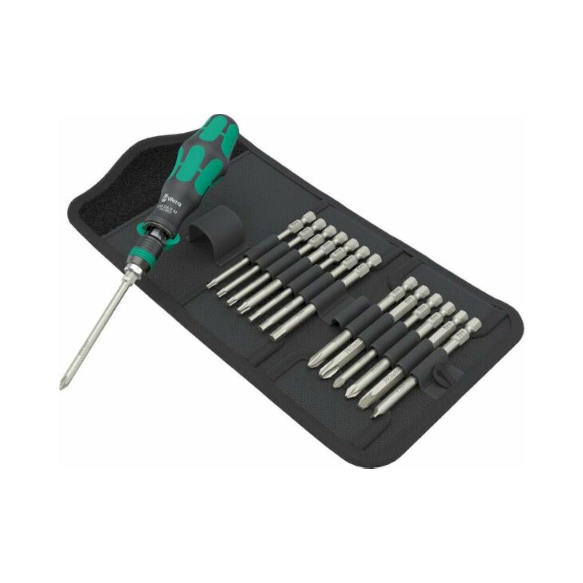 Wera 05051061001. Kraftform Kompakt 838 RA-R M Set 1, 15-teilig