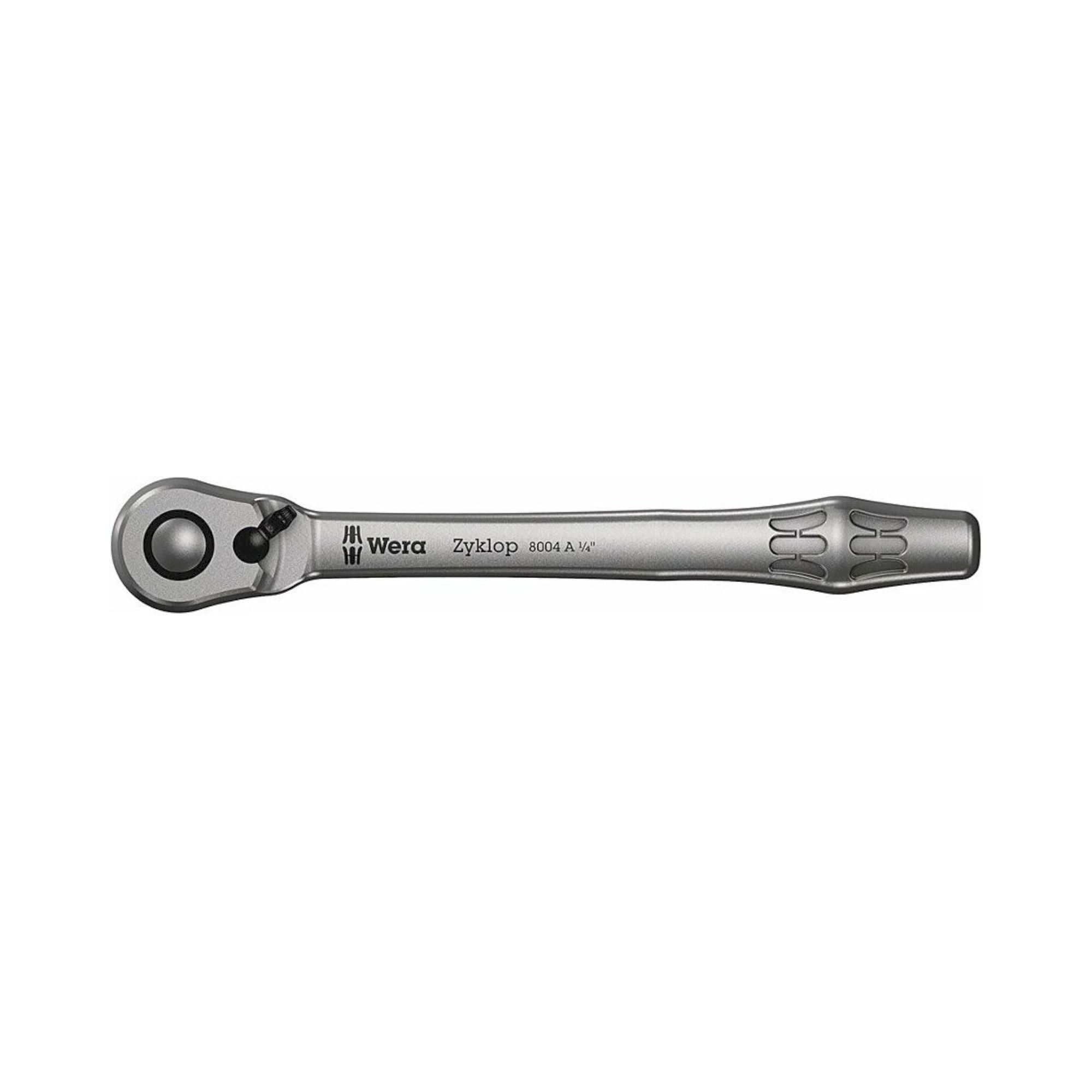 Wera 05004004001. Metal-Knarre mit Umschalthebel mit 1/4"-Antrieb, 1/4" x 141 mm
