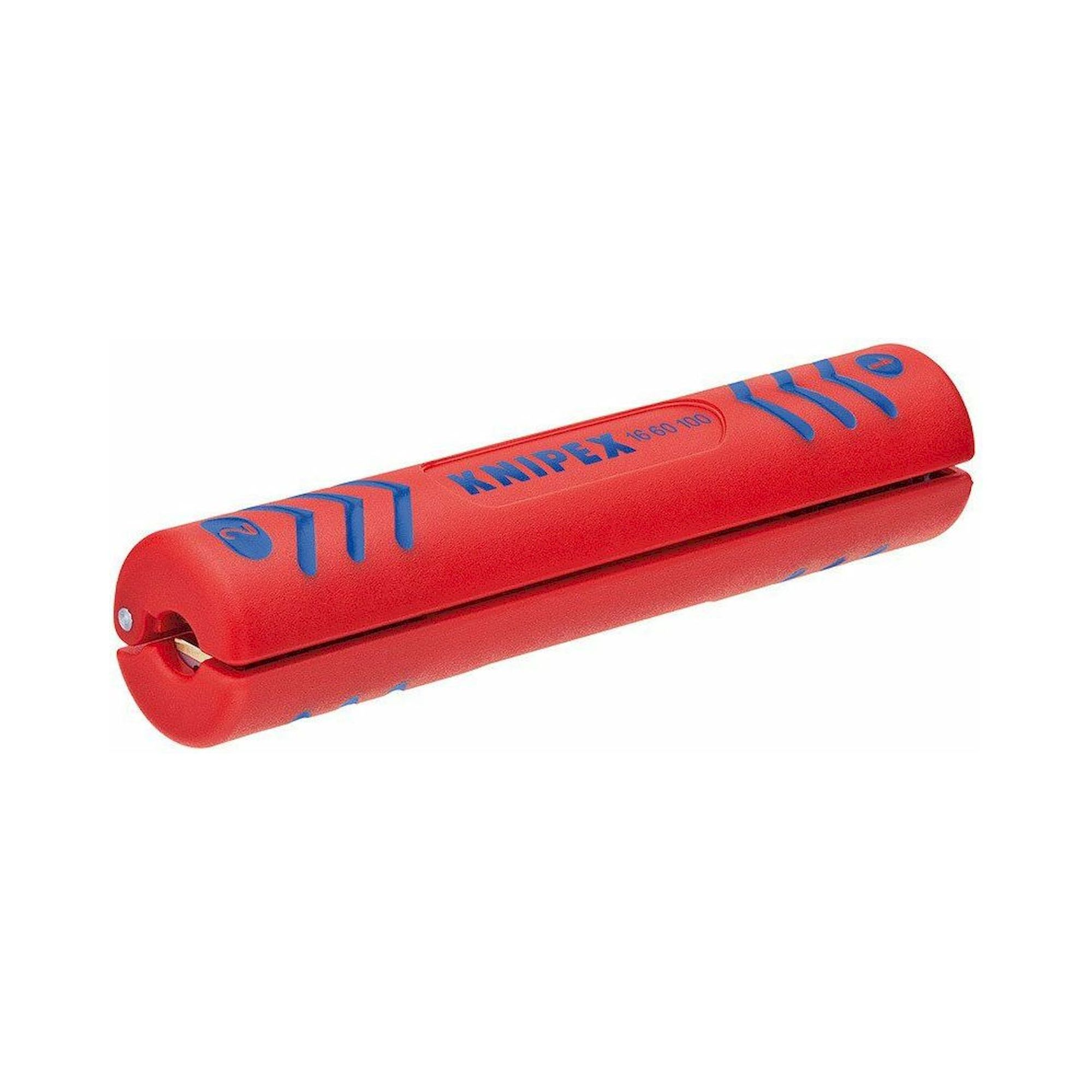 Knipex 16 60 100 SB. Stripping tool for coaxial cables, universal 4.8 - 7.5 mm / 3x0.75 mm2, sales packaging