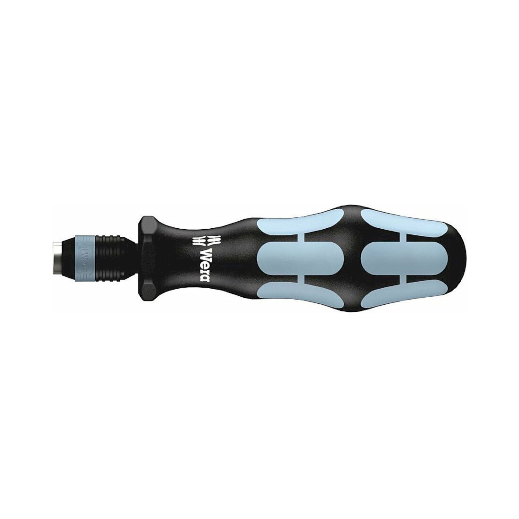 Wera 05051465001. Bits-Handhalter mit Rapidaptor Schnellwechselfutter, Edelstahl, 1/4" x 119 mm