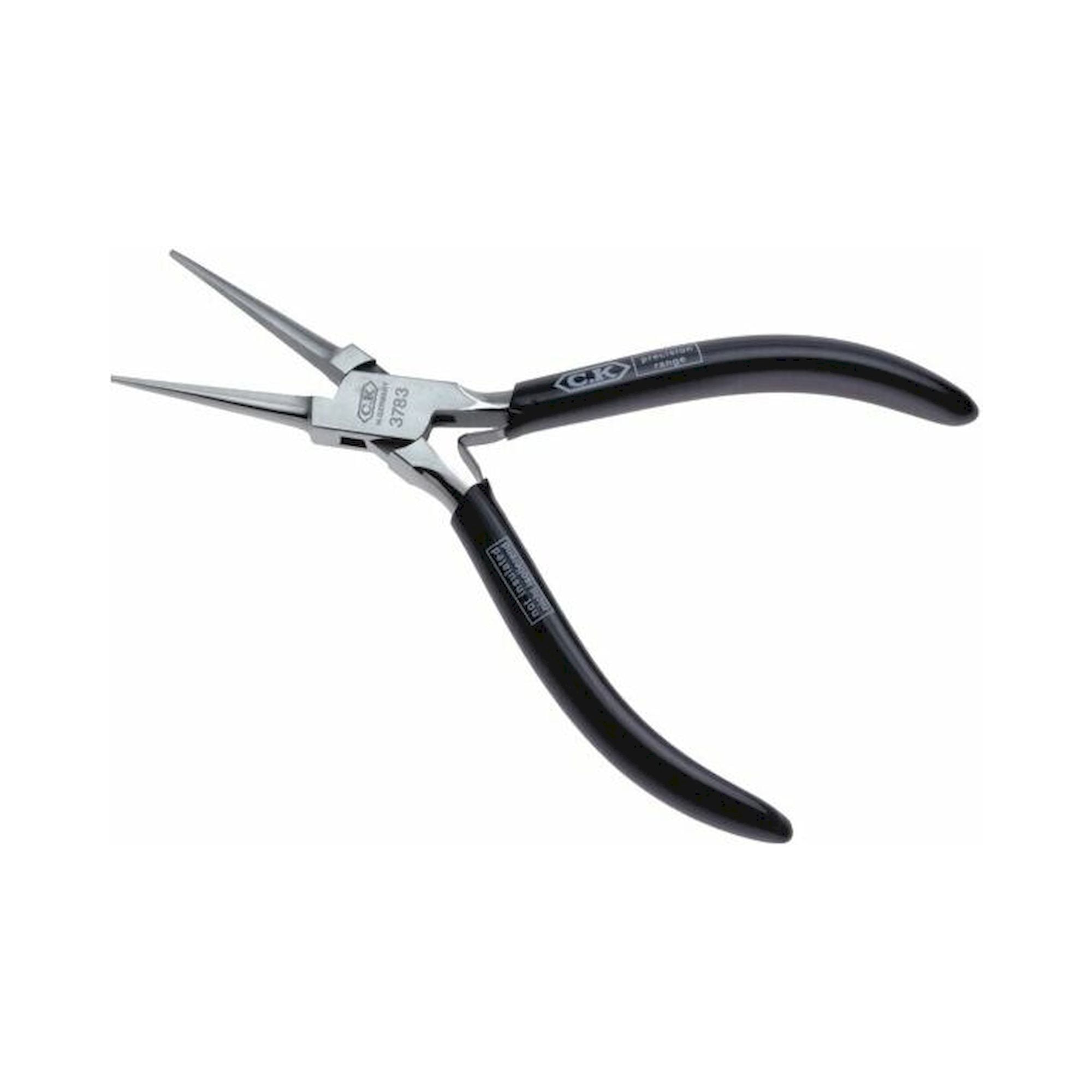 C.K T3783. Precision needle-nose pliers, without cut, 145 mm