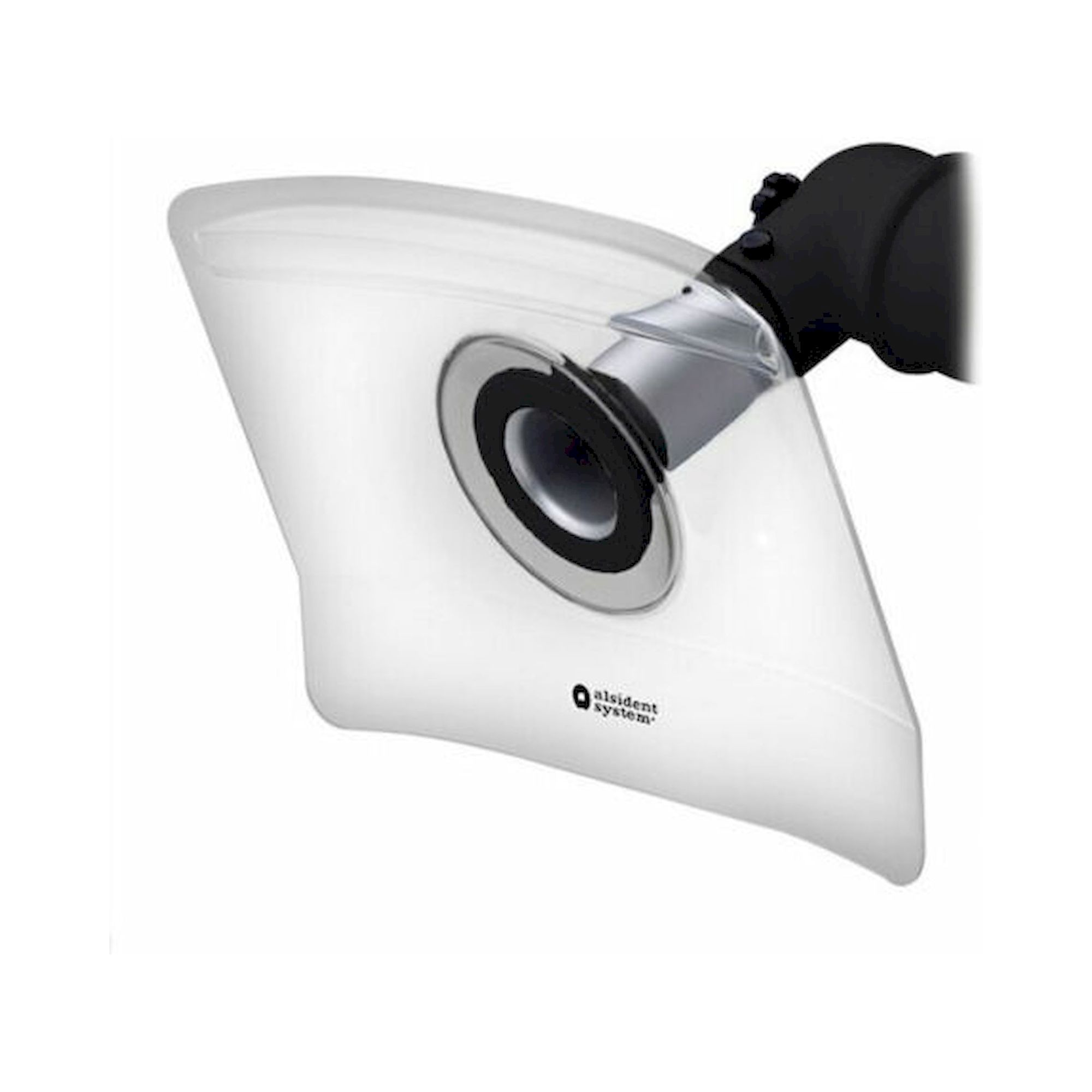 Alsident 1-503324-050. Square flat hood DN50, 330x240 mm, black