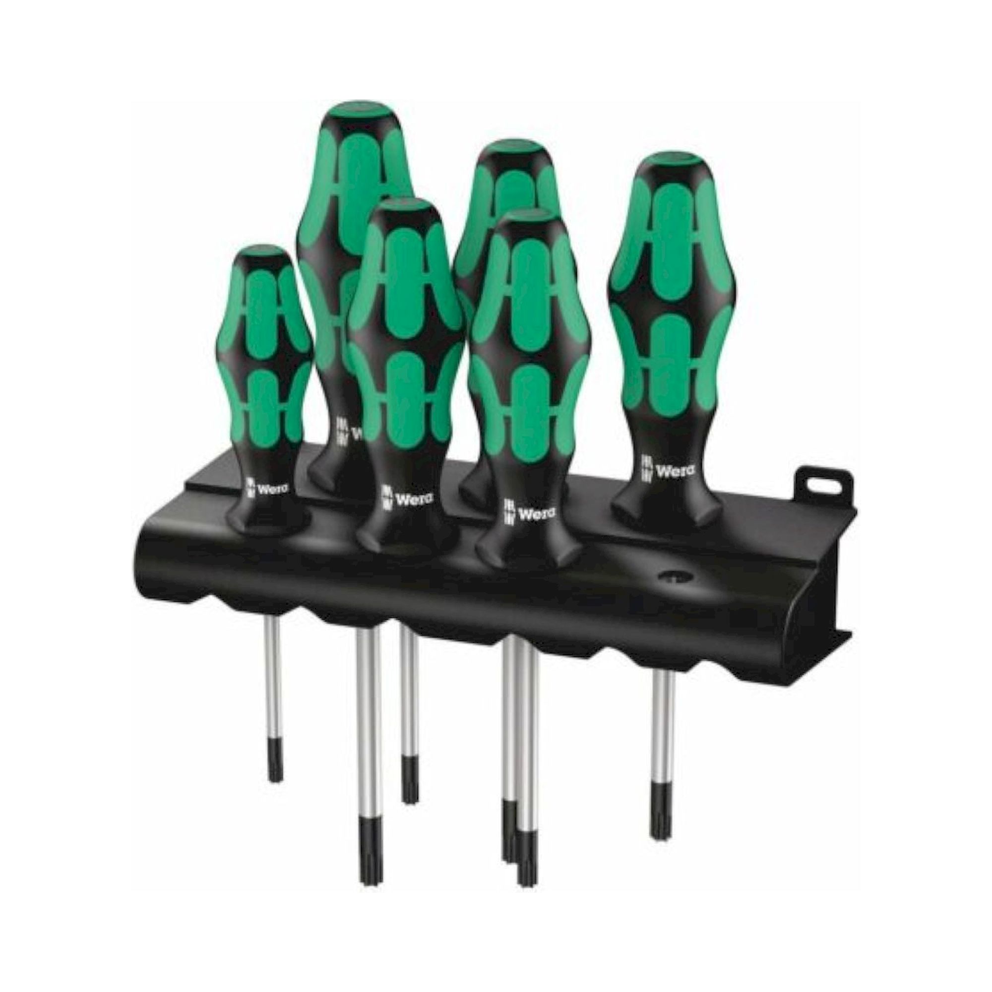 Wera 05028062001. Schraubendrehersatz Kraftform Plus TORX® + Rack, 6-teilig