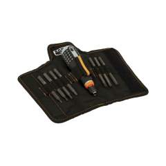 Bahco BE-8573. Ergo Screwdriver with rubber handle and replacement blades for Torx screws in a set, 8 pieces