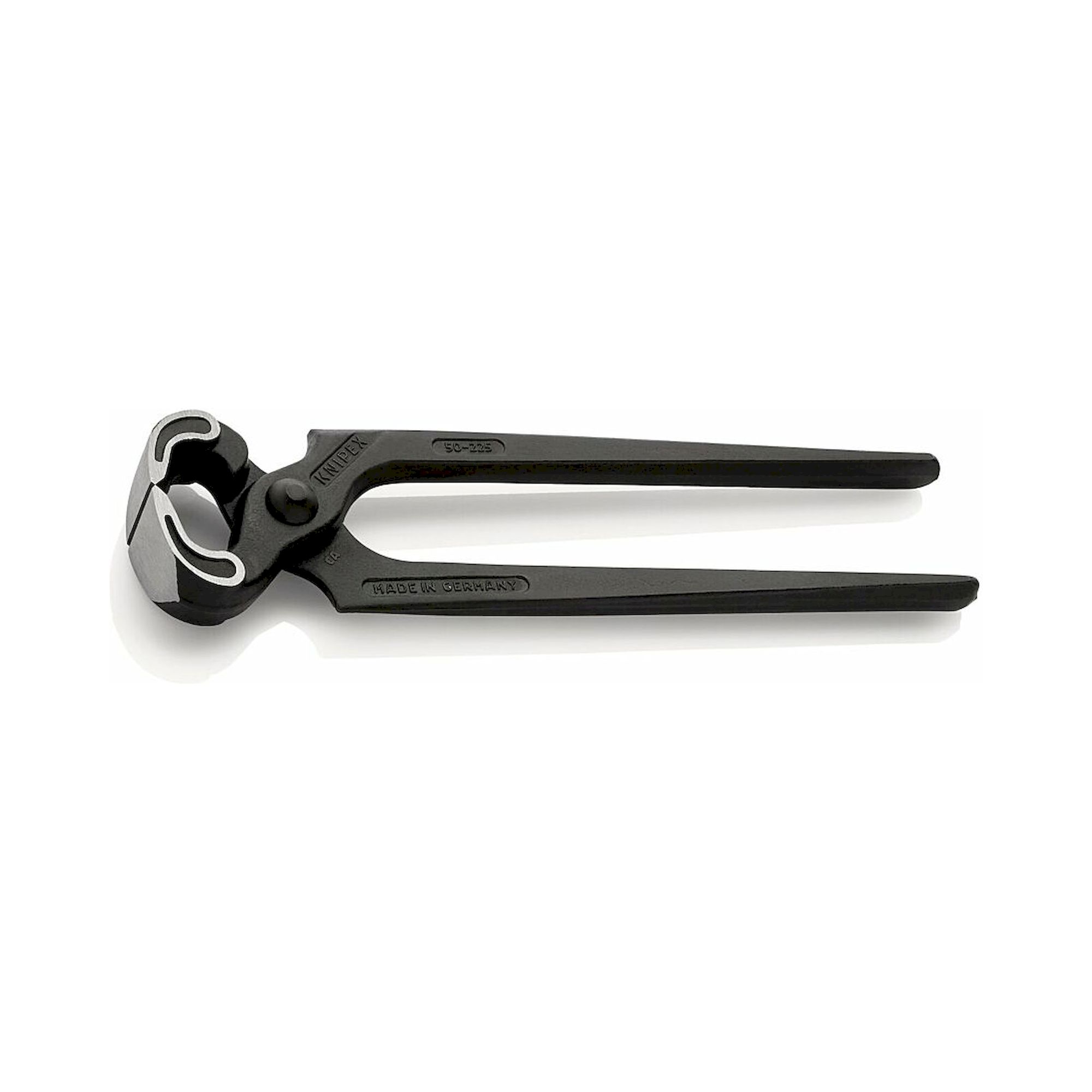 Knipex 50 00 225 SB. Kneifzange, schwarz atramentiert, 225 mm (SB-Karte/Blister)