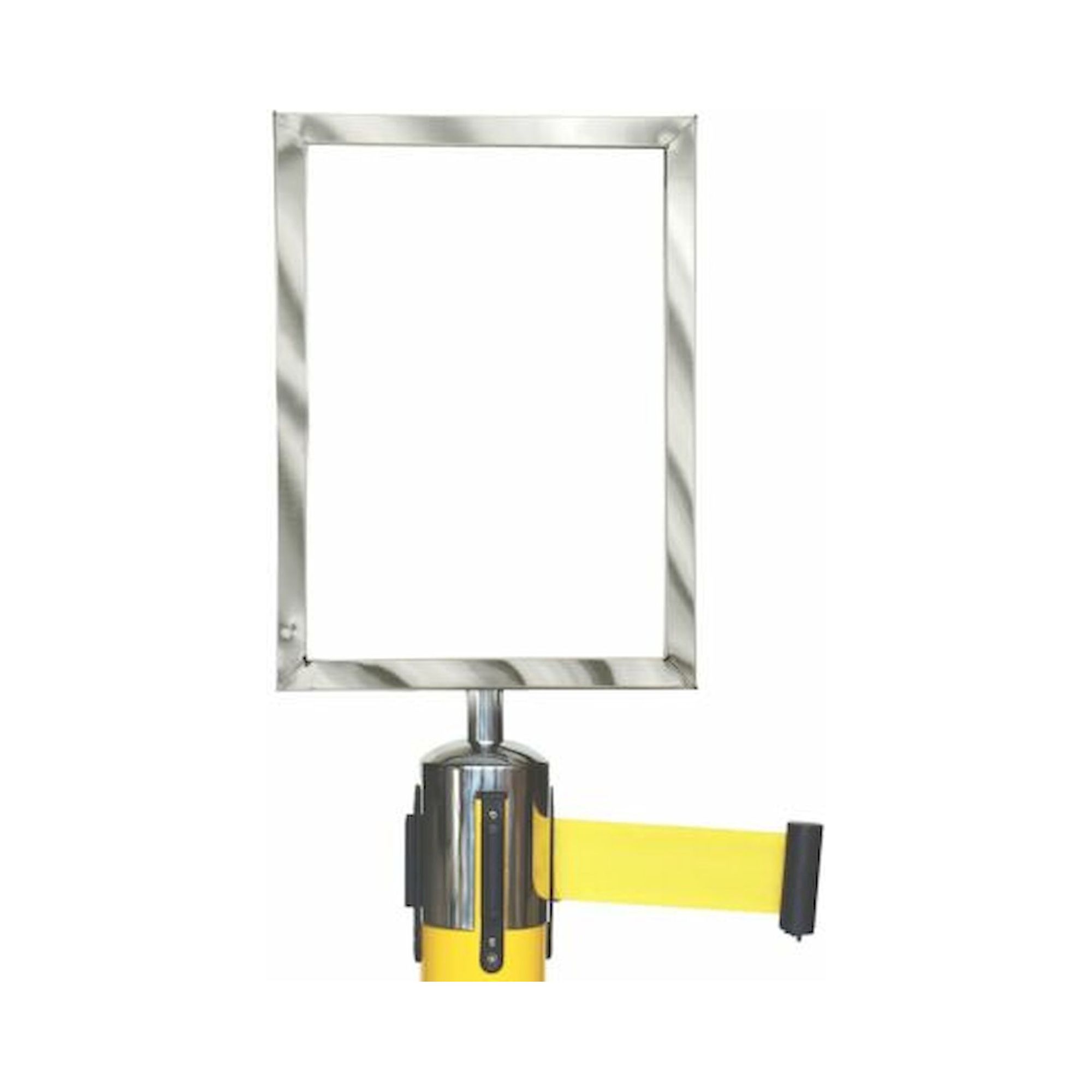 Safeguard SG-SH-DINA4. Schildhalter DIN A4, für Gurtbandpfosten