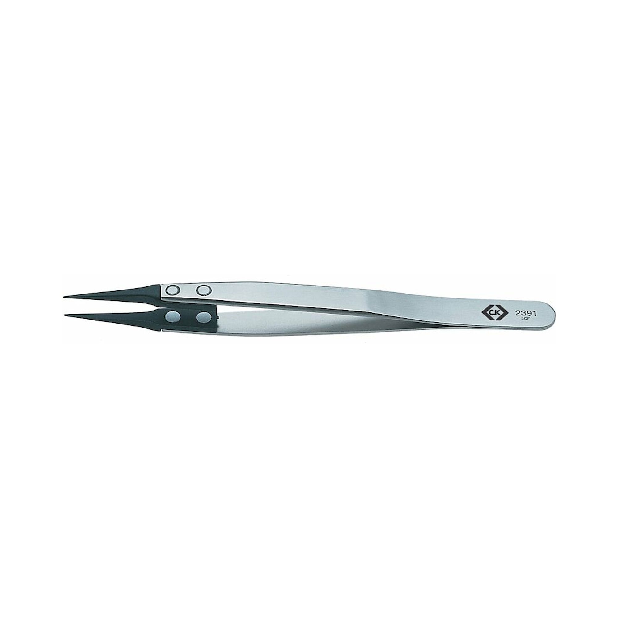 C.K T2391. Assembly tweezers, type 5CF, 130 mm
