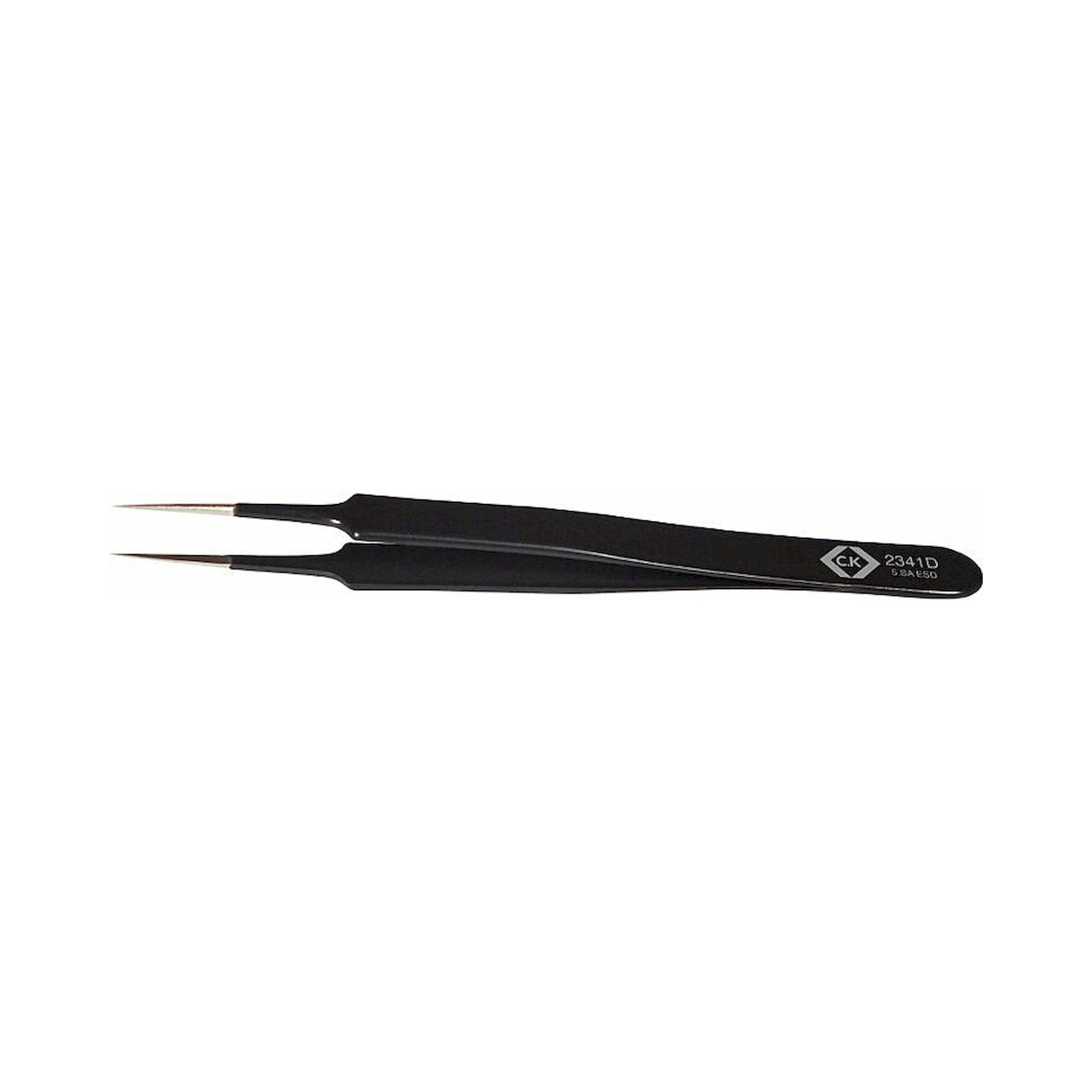 C.K T2341D. ESD precision tweezers 5.SA ESD, 110 mm