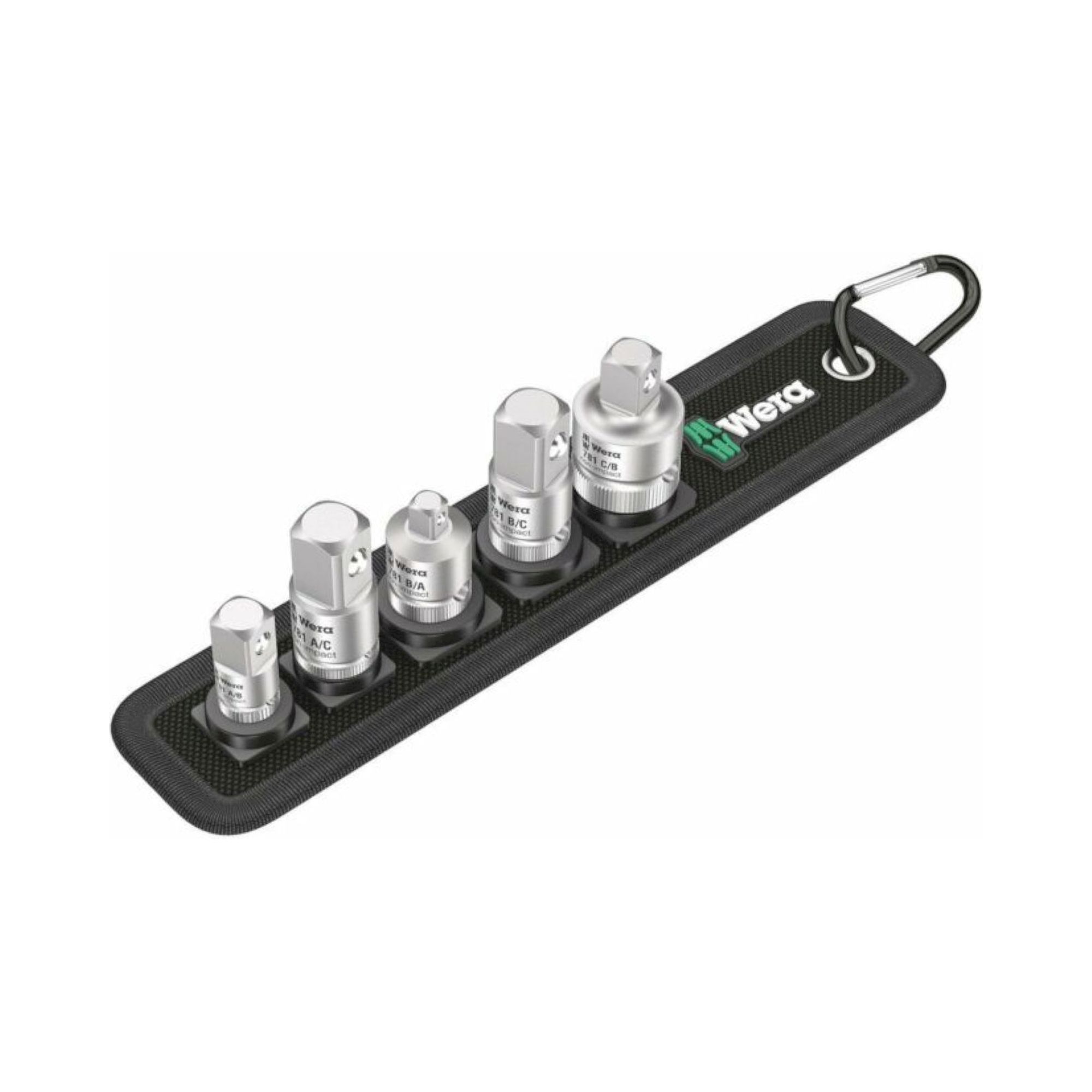 Wera 05042680001. Adapter-Set für Steckschlüsseleinsätze, 6-teilig