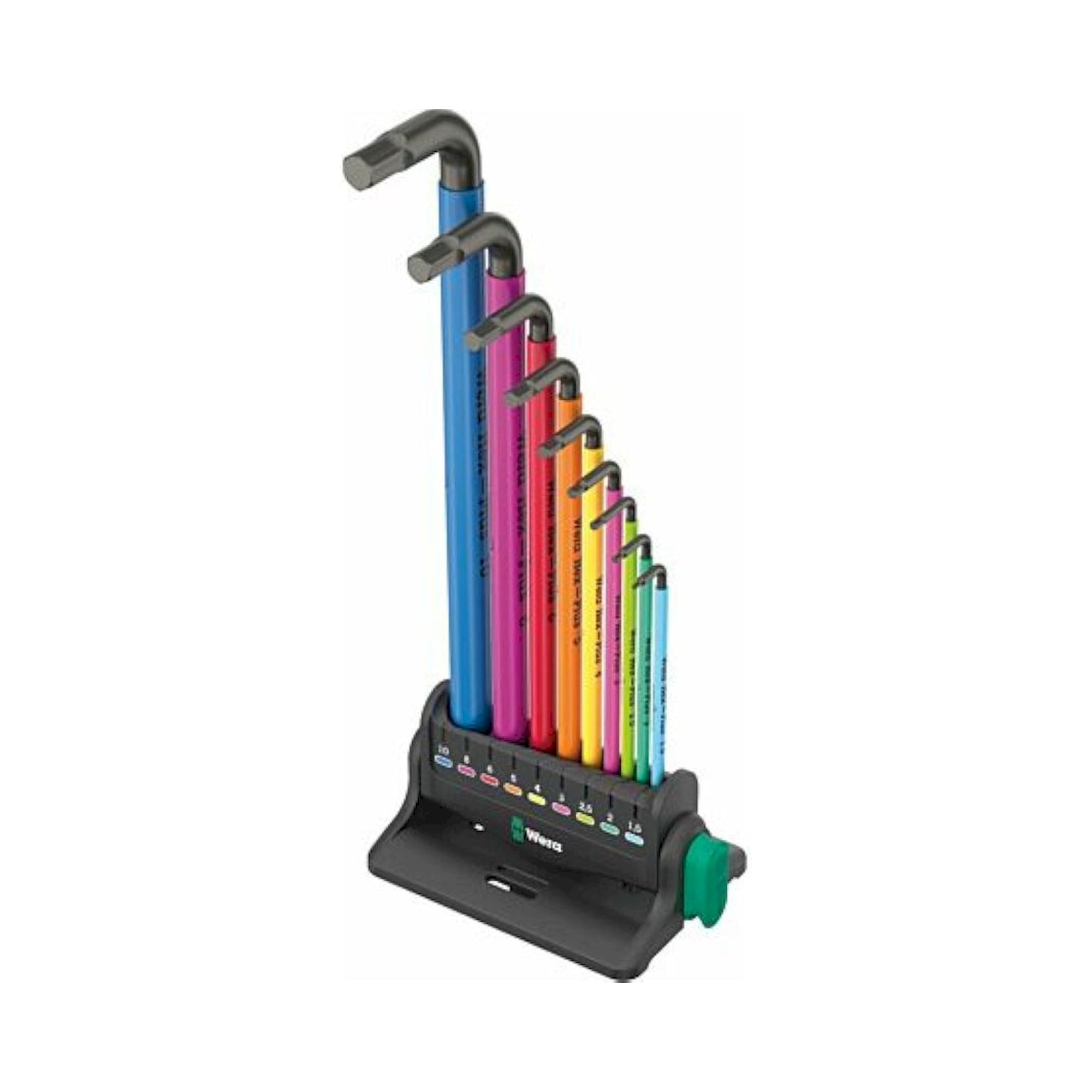 Wera 05133165001. Winkelschlüsselsatz, metrisch, BlackLaser, 10-teilig