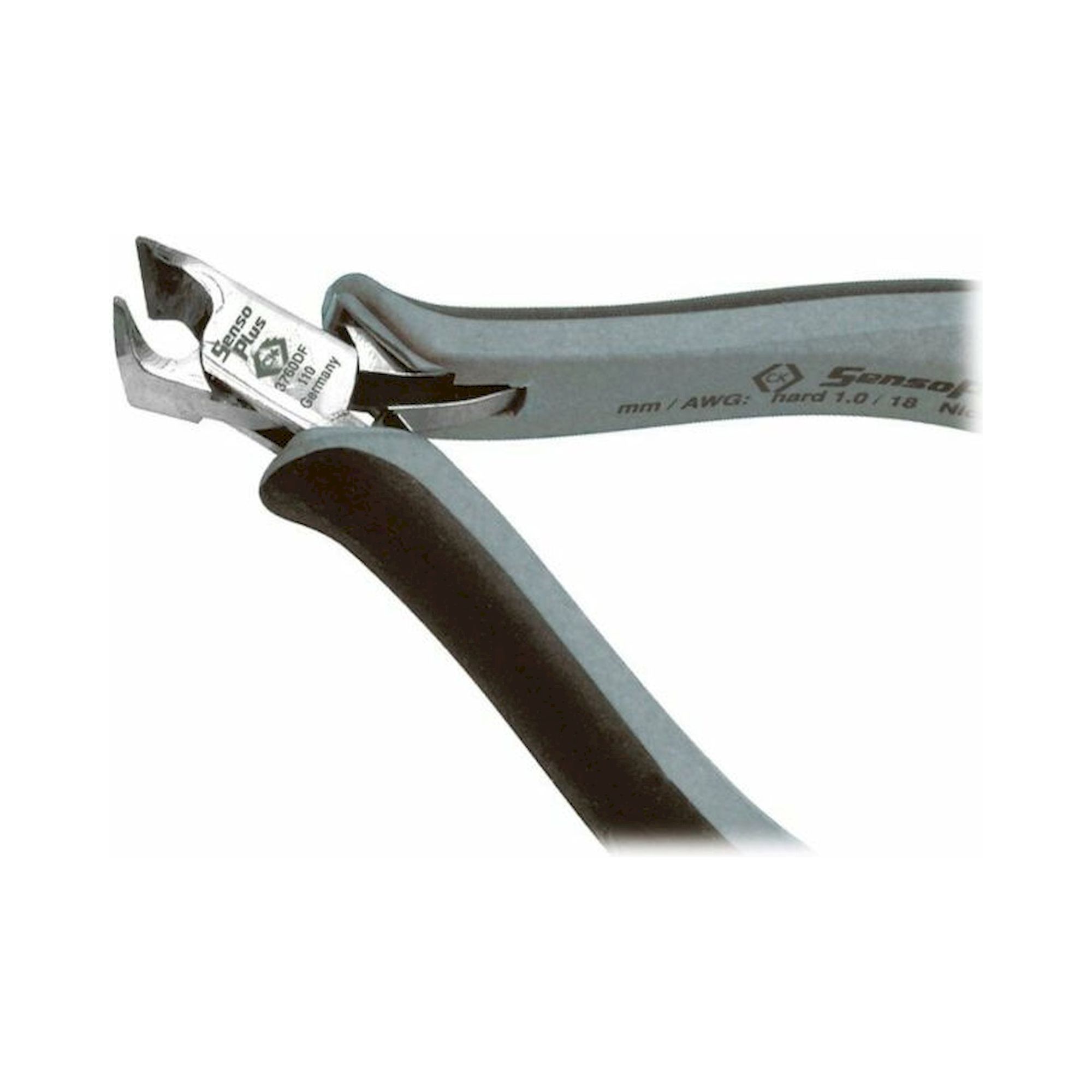 C.K T3760DF 110. Sensoplus ESD oblique cutter, carbide cutting edges, 120 mm
